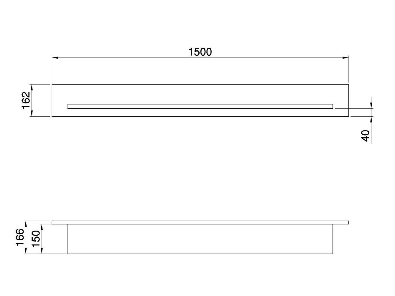 Ensemble de bureau à domicile Fermaru 116 (Blanc + Chêne)