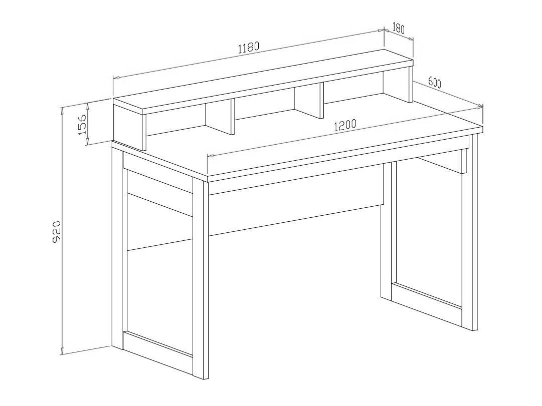 Ensemble de bureau à domicile Fermaru 116 (Vert poussiéreux + Chêne)