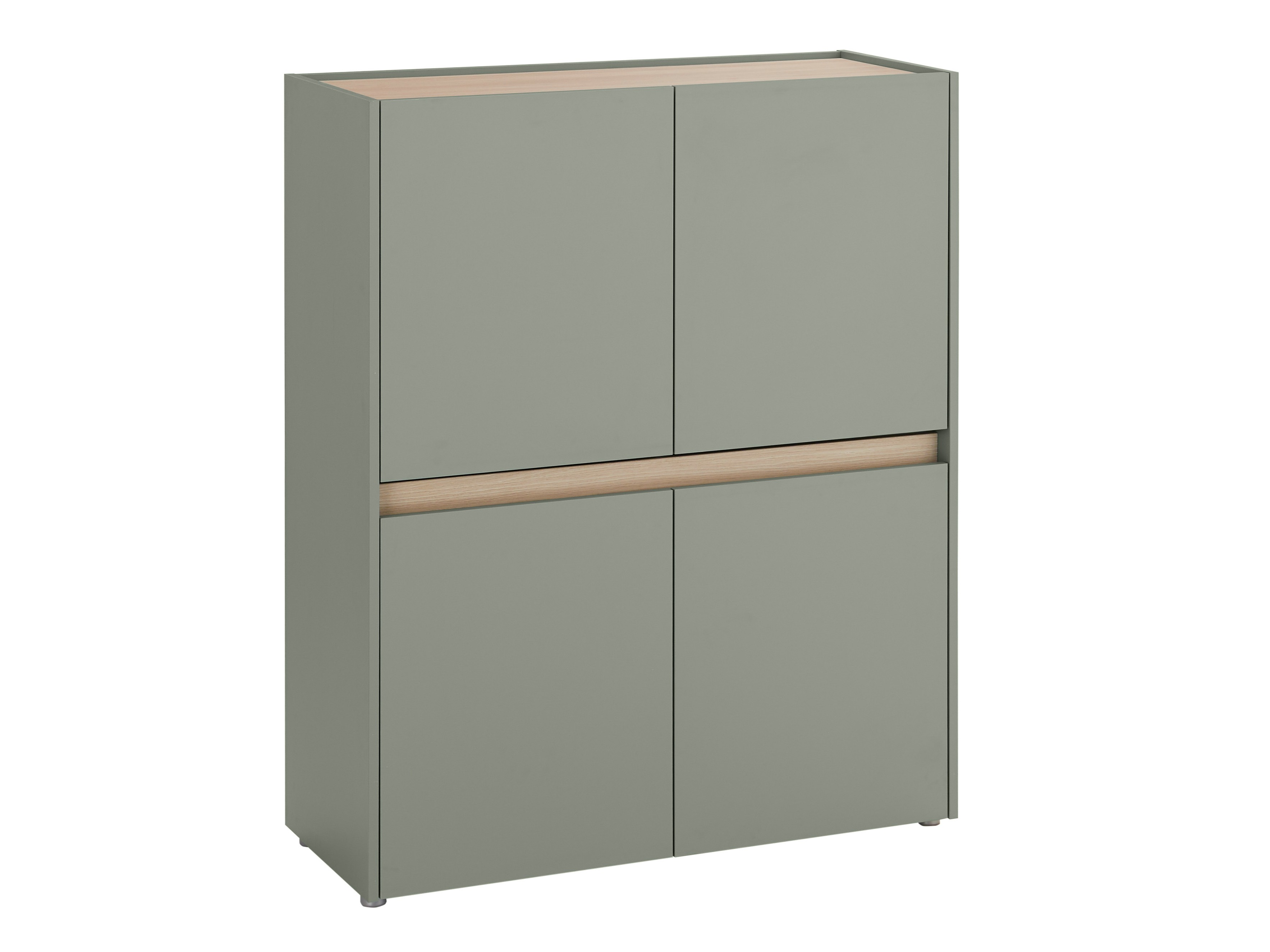Buffet Elbsori 111 (Vert + Chêne)