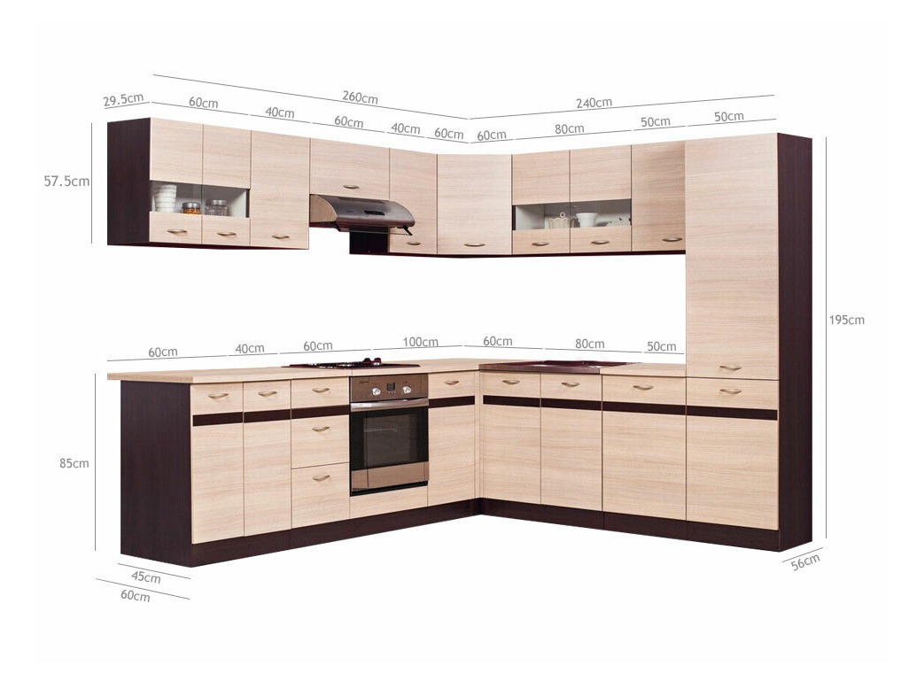 Cuisine complète modulaire Eli Light 114