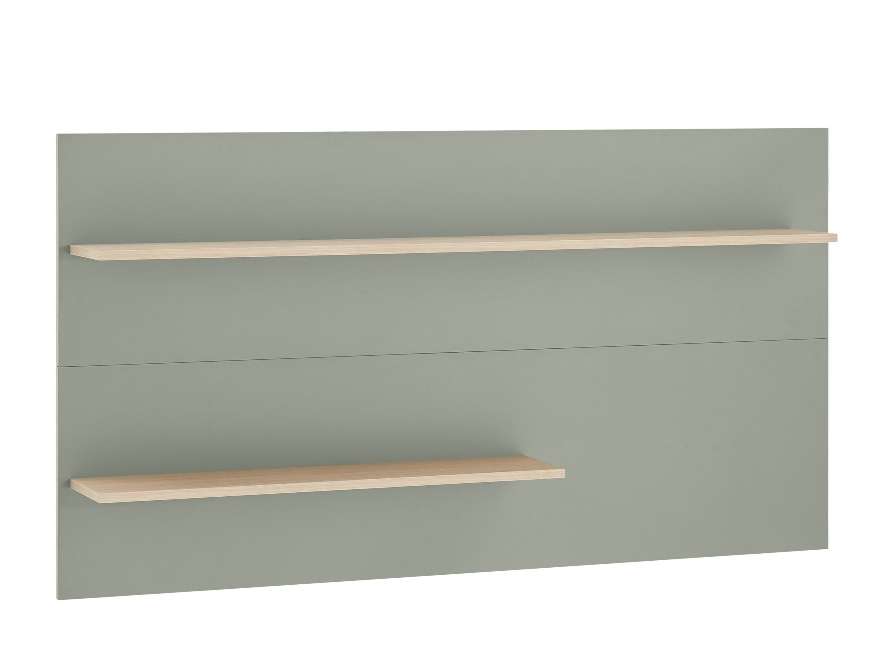 Étagère murale Elbsori 112 (Vert + Chêne)