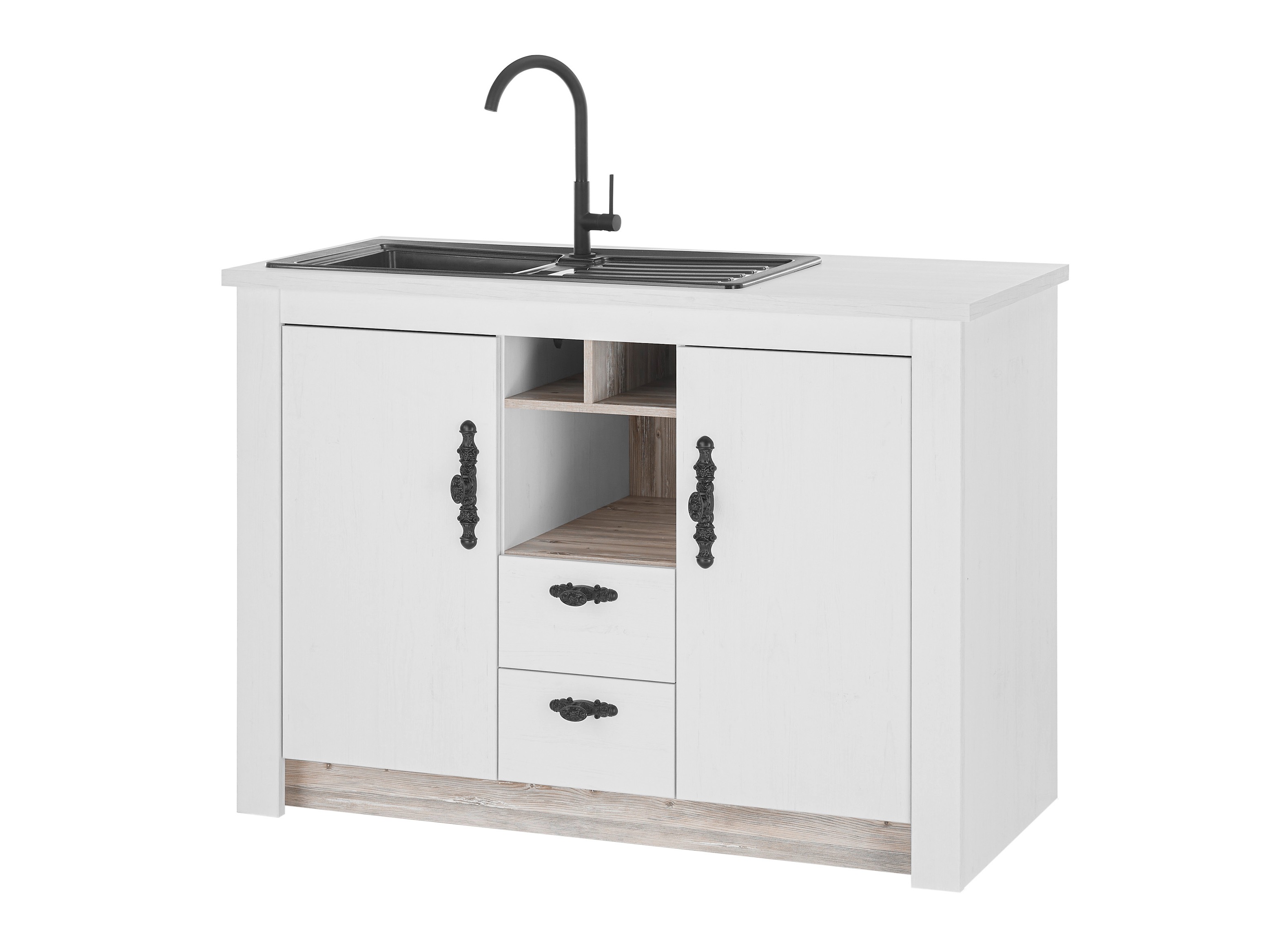 Armoire modulaire avec tiroirs et portes Flora 100