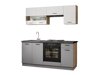 Ensemble de cuisine modulaire Ati White Grey 117