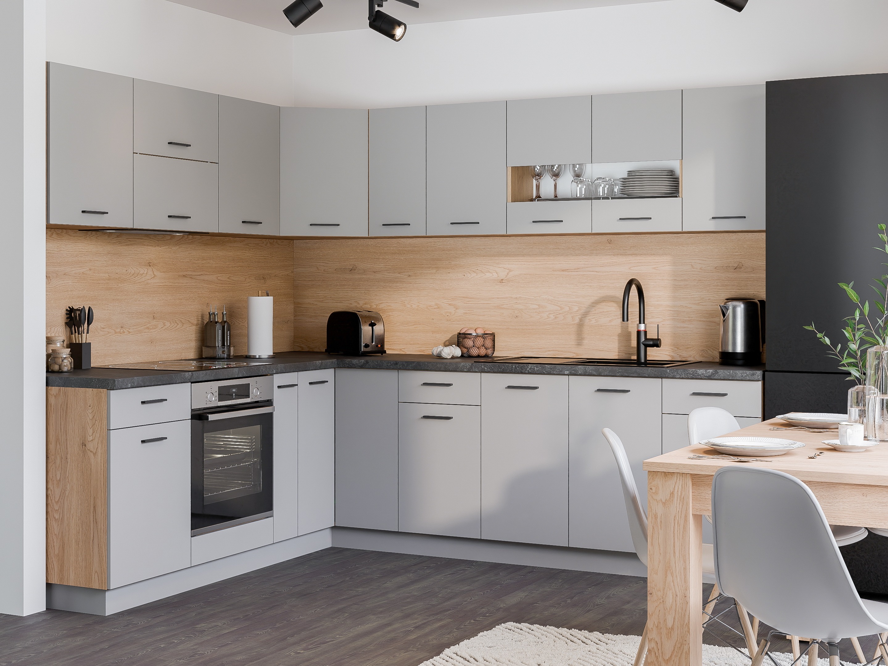 Cuisine complète modulaire Ati Grey 131