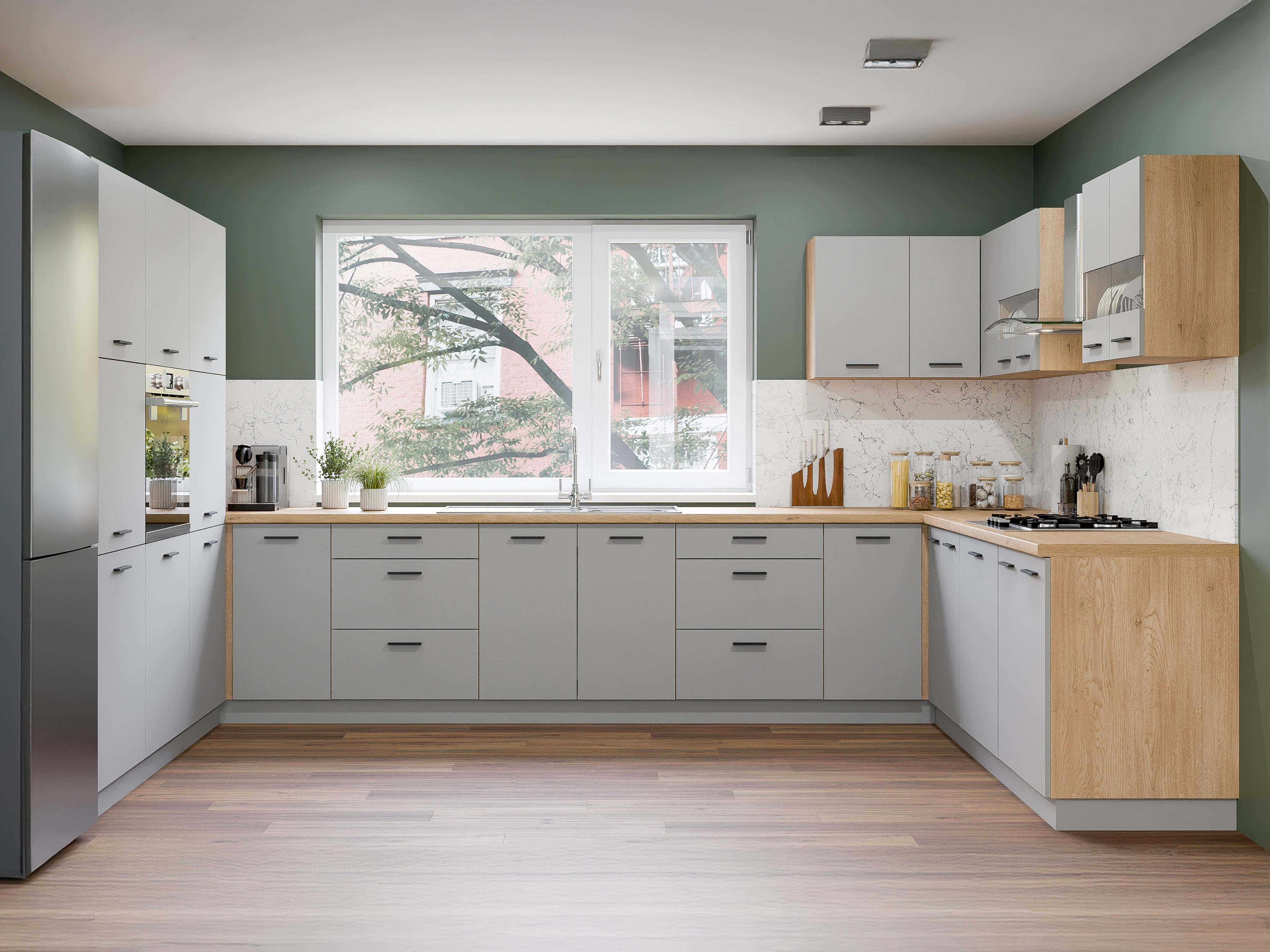 Cuisine complète modulaire Ati Grey 132