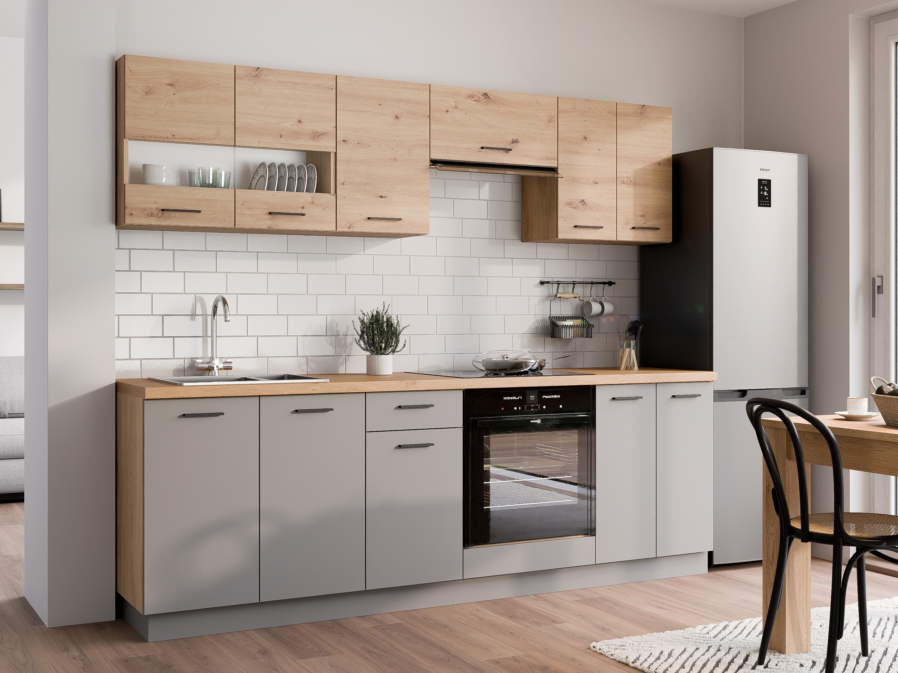 Cuisine complète modulaire Ati Grey Artisan 100