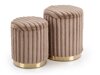 Ensemble de poufs Houston 2076 (Cappuccino)