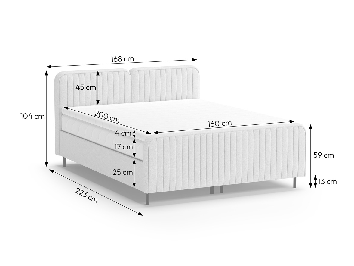 Lit boxspring Margate 127 (Casa 02)