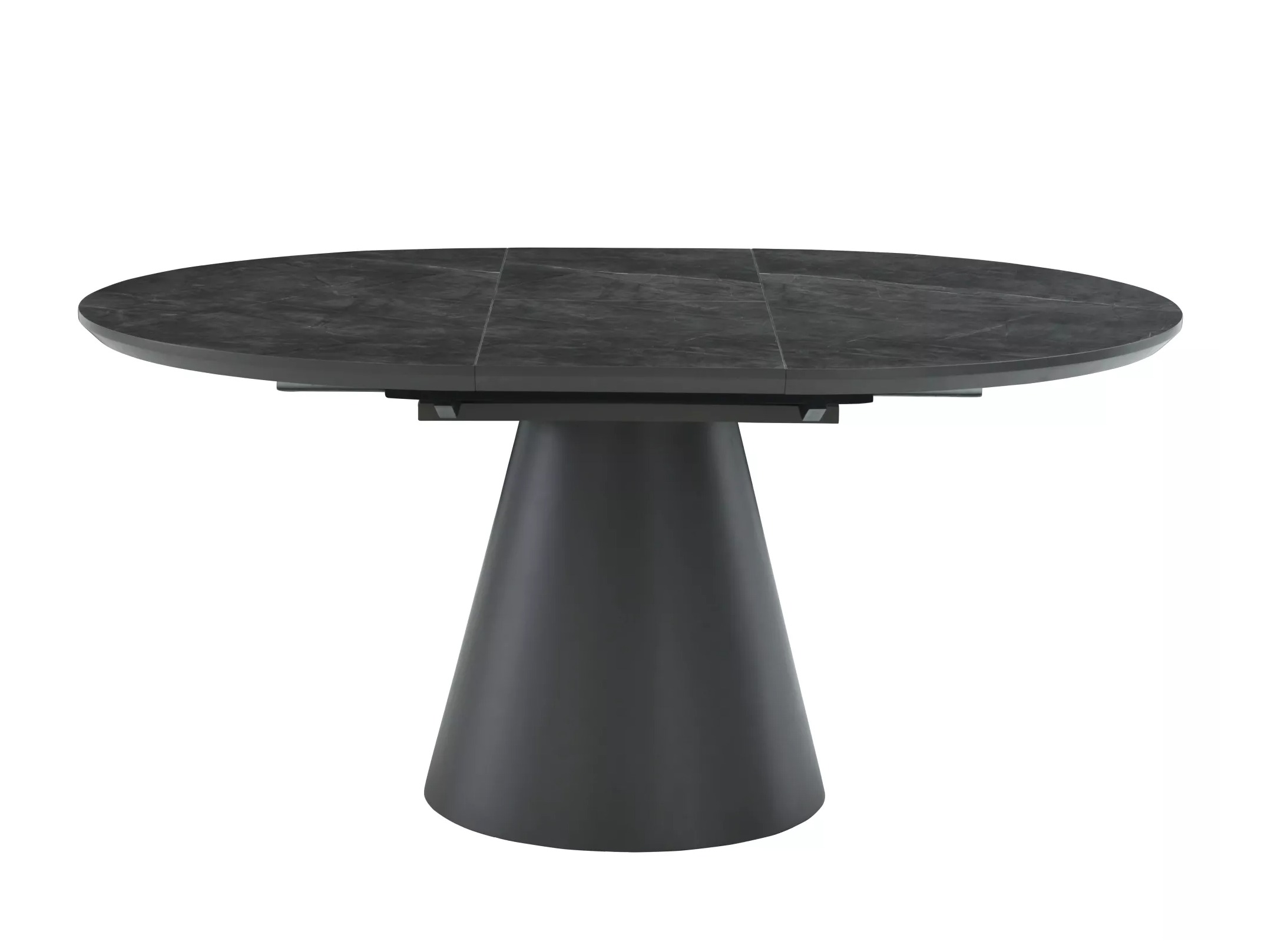 Table Detroit 920 (Marbre gris + Noir)