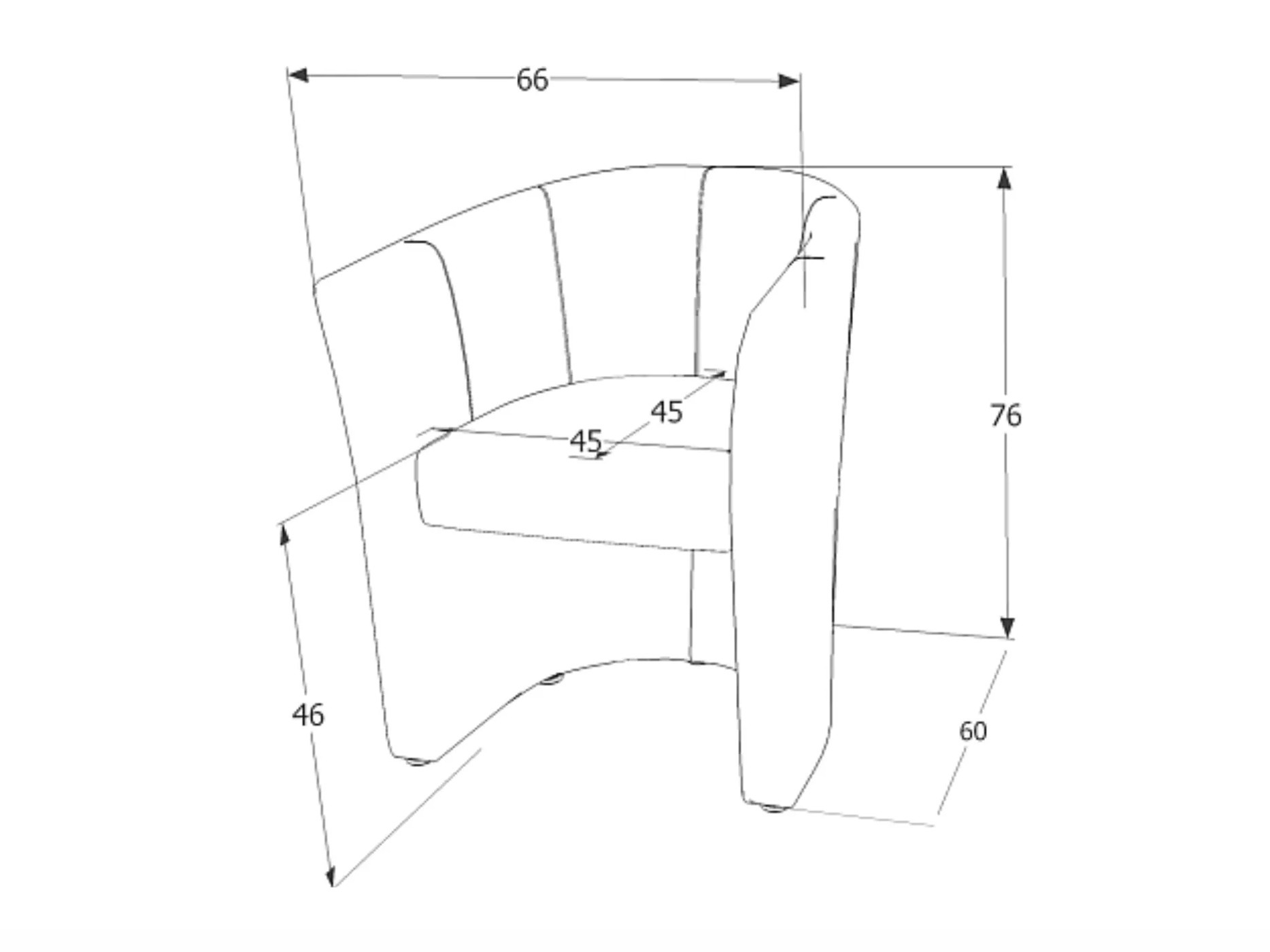 Fauteuil Detroit 924 (Beige)