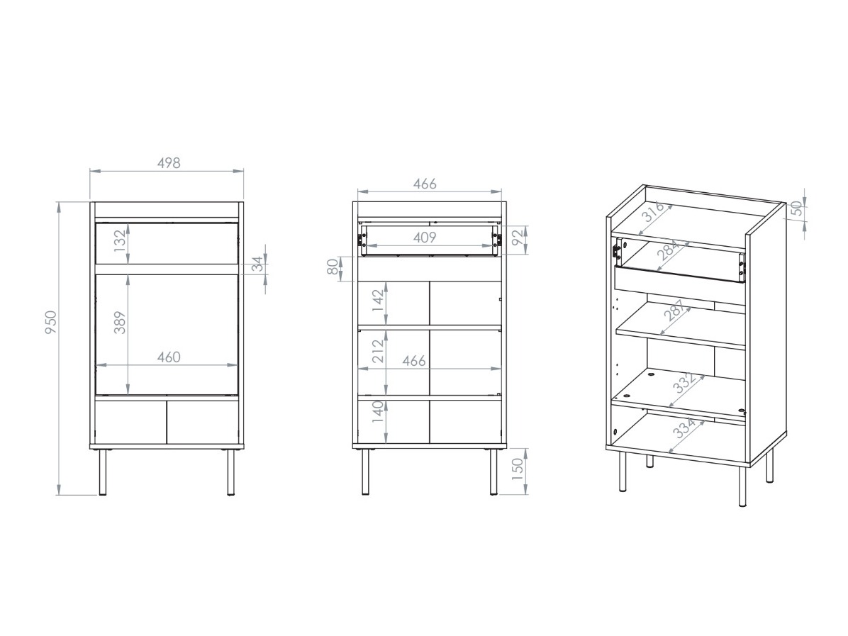 Meuble à chaussures Tivorlo 106