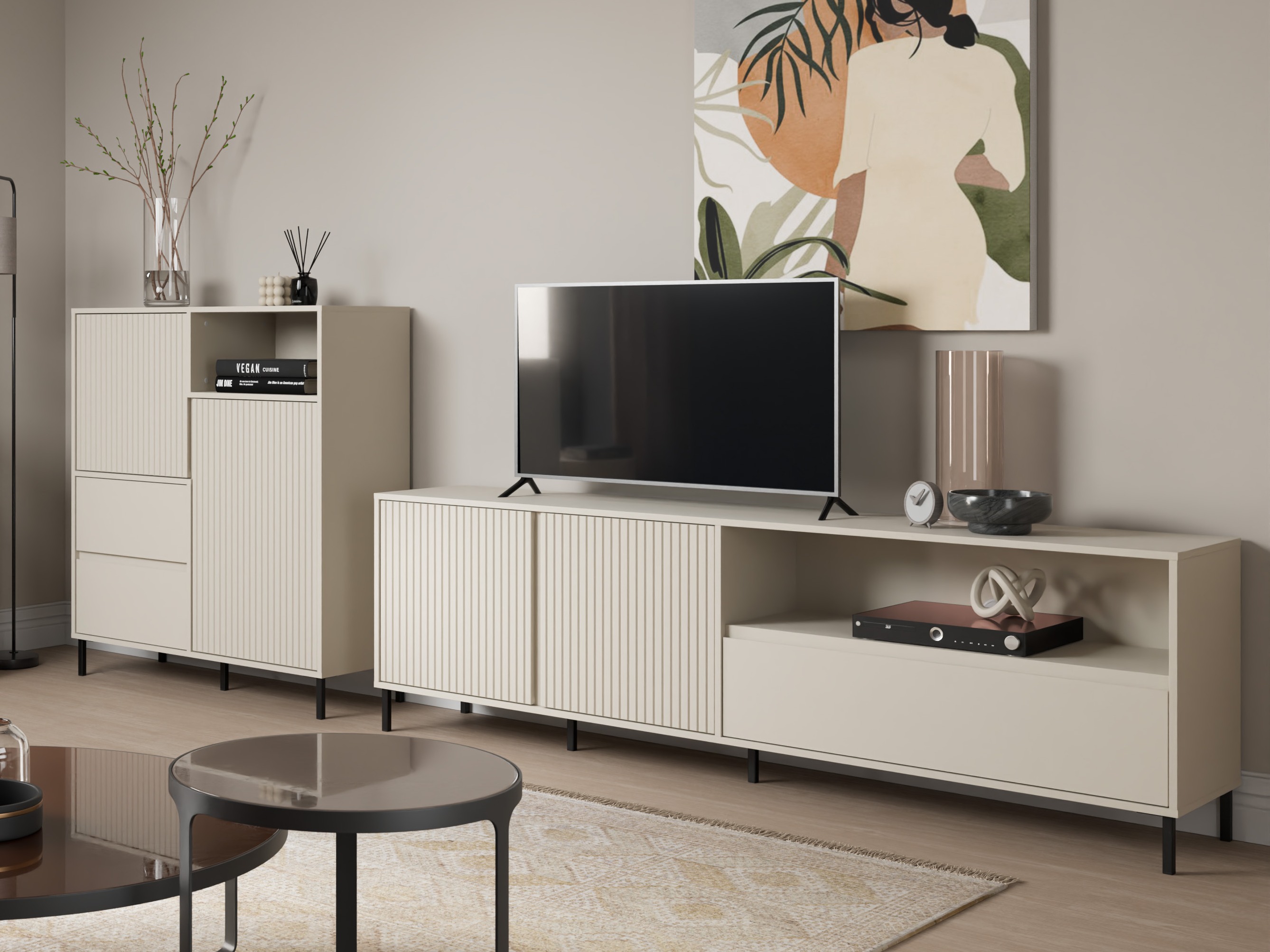 Ensemble de salon Ruvrevi 105 (Cachemire)