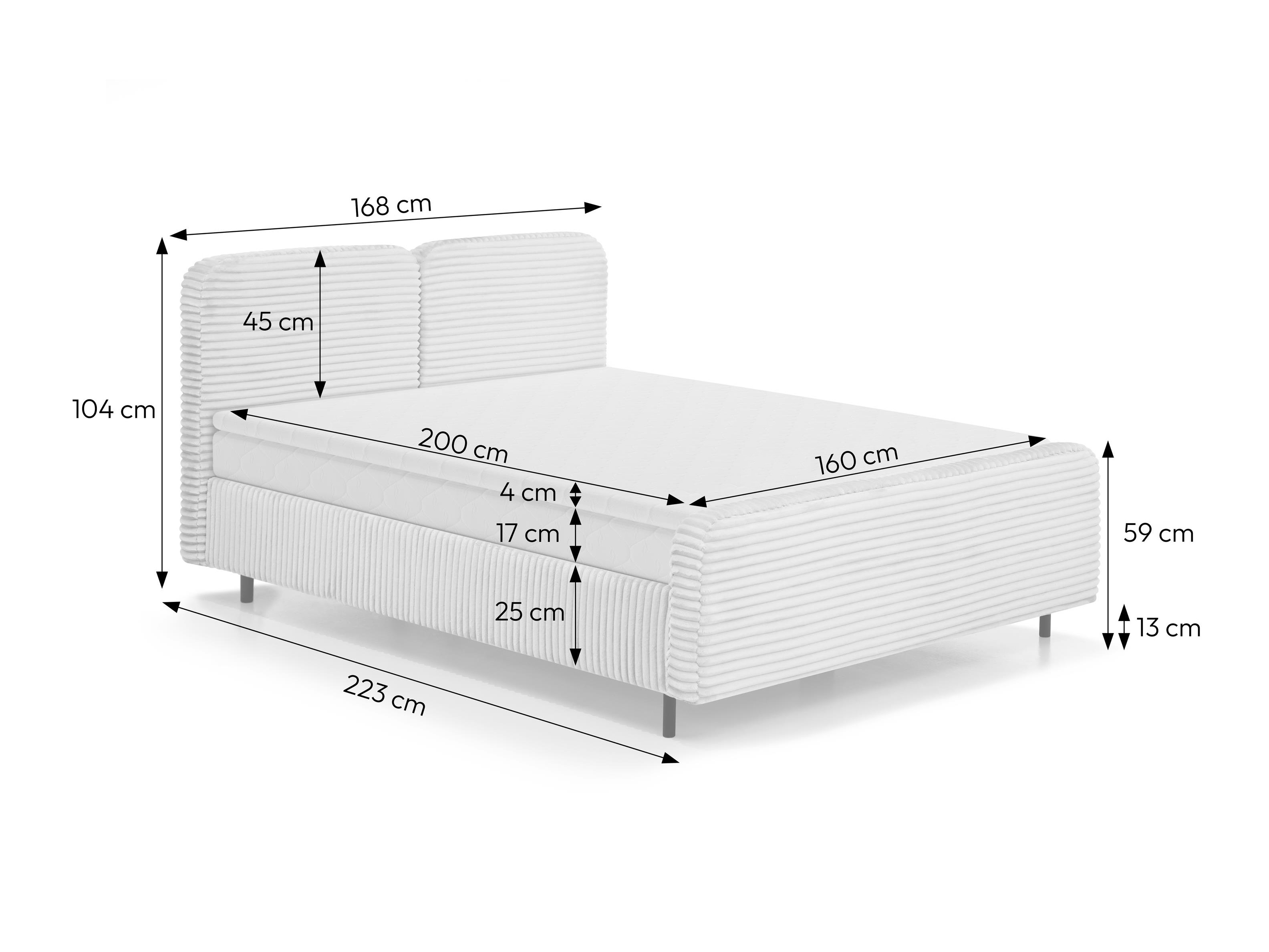 Lit boxspring Margate 130 (Tilia 03)