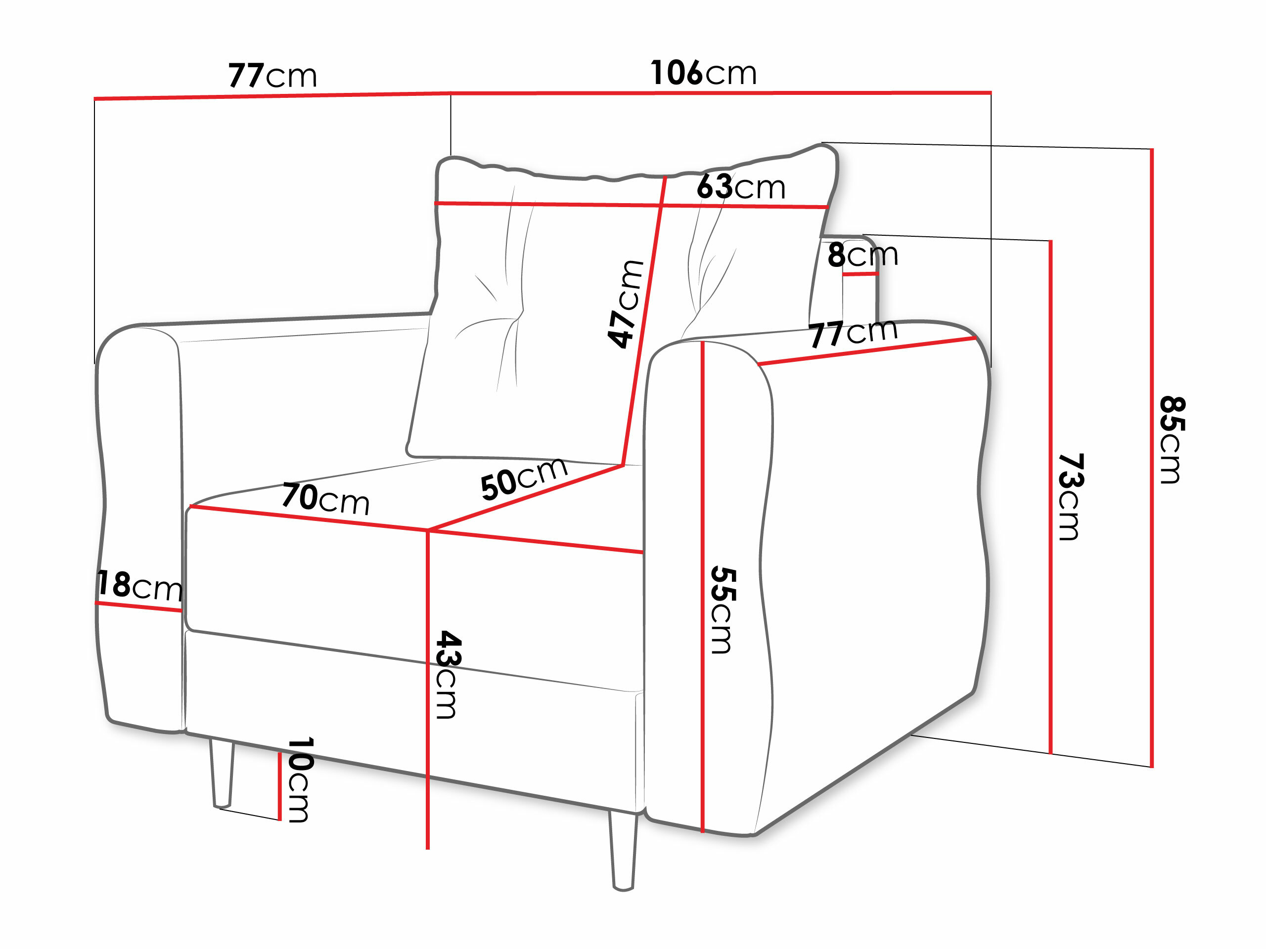 Fauteuil Veldala 104 (Manila 09)
