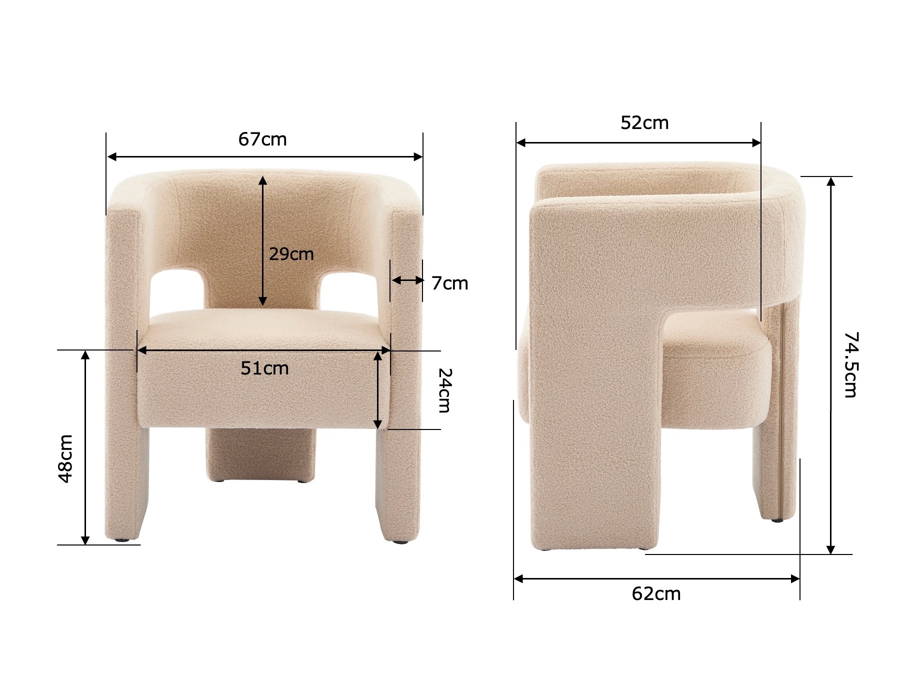 Fauteuil Comfivo Malva