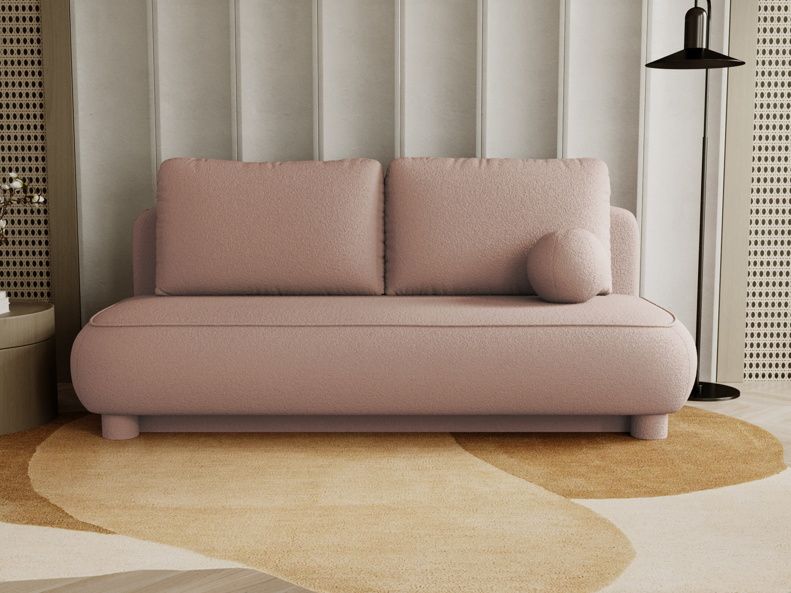 Canapé convertible TrendyNest Canora (Coral 45)
