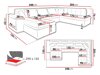 Canapé d'angle Comfivo 141 (Lux 06 + Lux 06 + Lux 05)