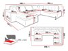 Canapé d'angle Comfivo 141 (Soft 017 + Lux 05 + Lux 06)