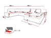 Canapé d'angle Comfivo 149 (Lux 03)