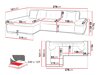 Canapé d'angle Comfivo 151 (Lux 03)