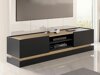 Meuble TV Comfivo Dalvenu 102 (Noir + Chêne)