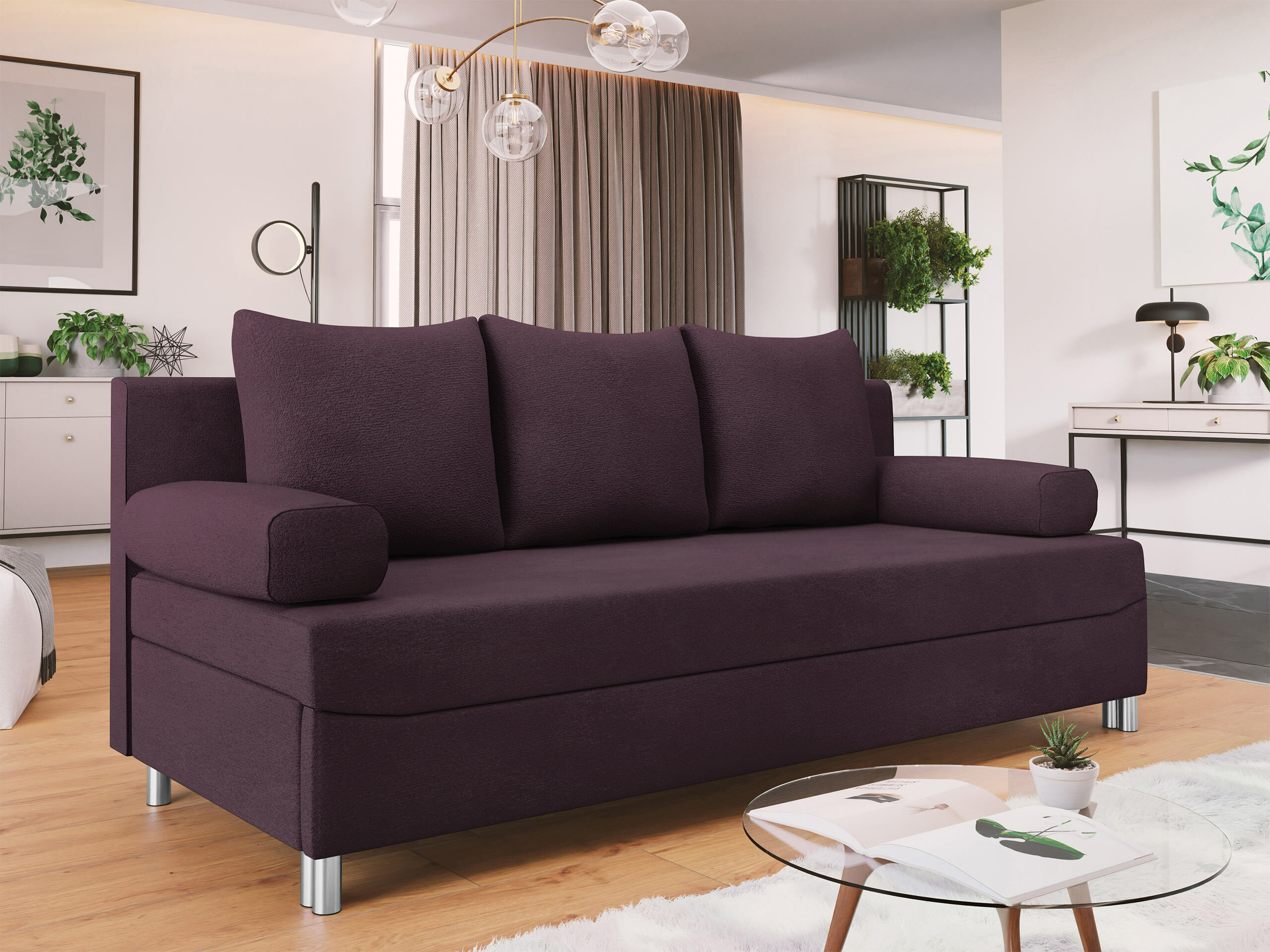 Canapé convertible Comfivo 125 (Uttario Velvet 2963)