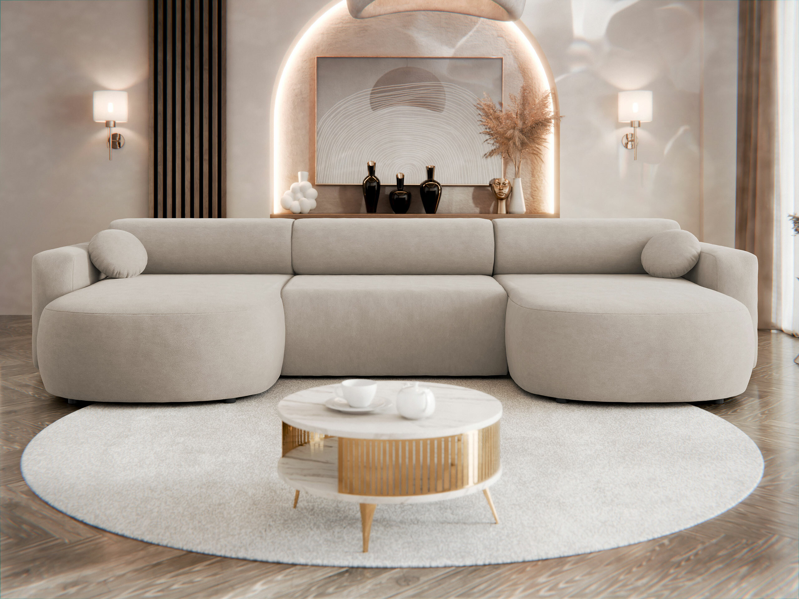 Canapé d'angle Comfivo Pullus I (Velo 623)