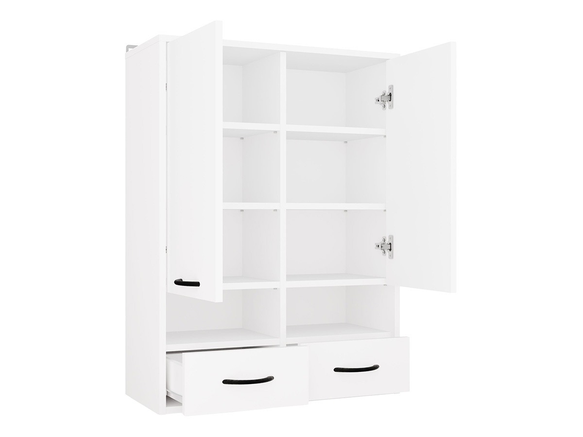 Armoire de salle de bain murale Servou 116 (Blanc)