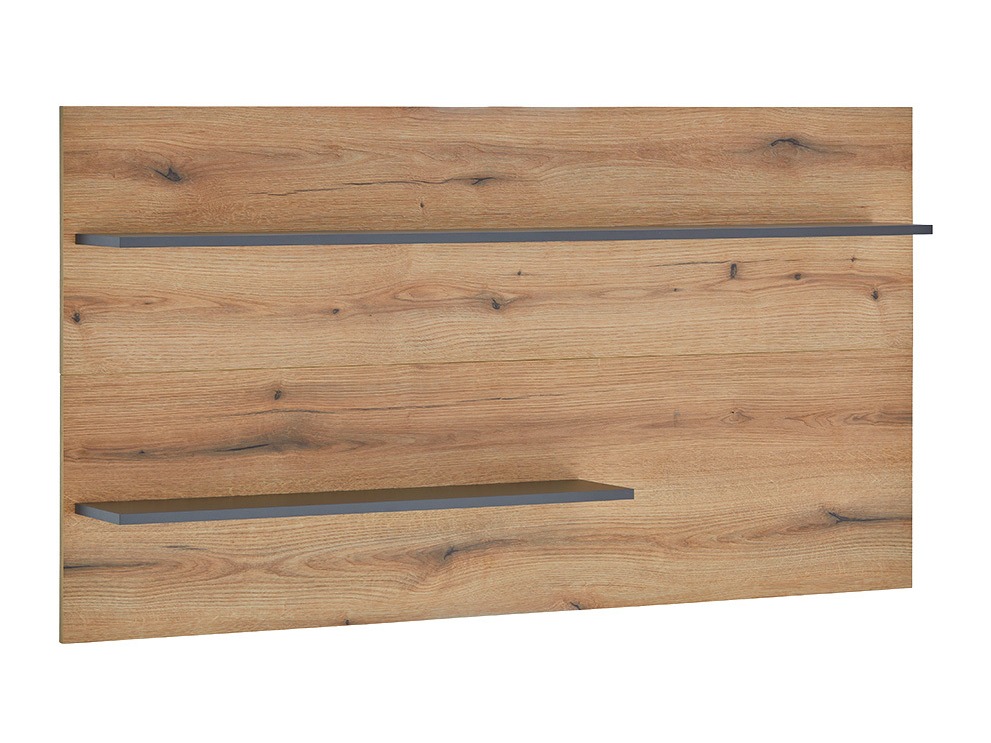 Étagère murale Elbsori 112 (Chêne + Anthracite)