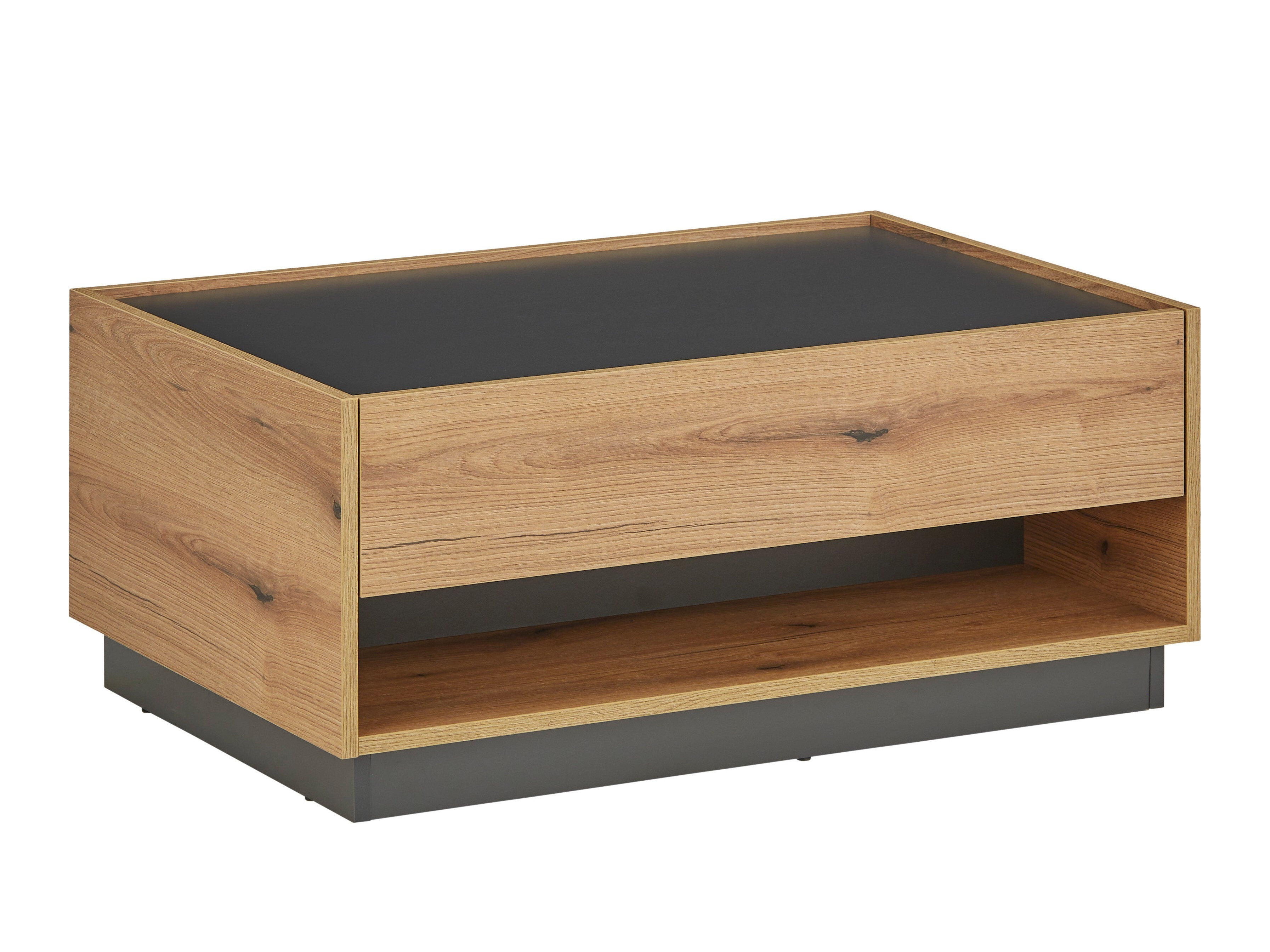 Table basse Elbsori 123 (Chêne + Anthracite)