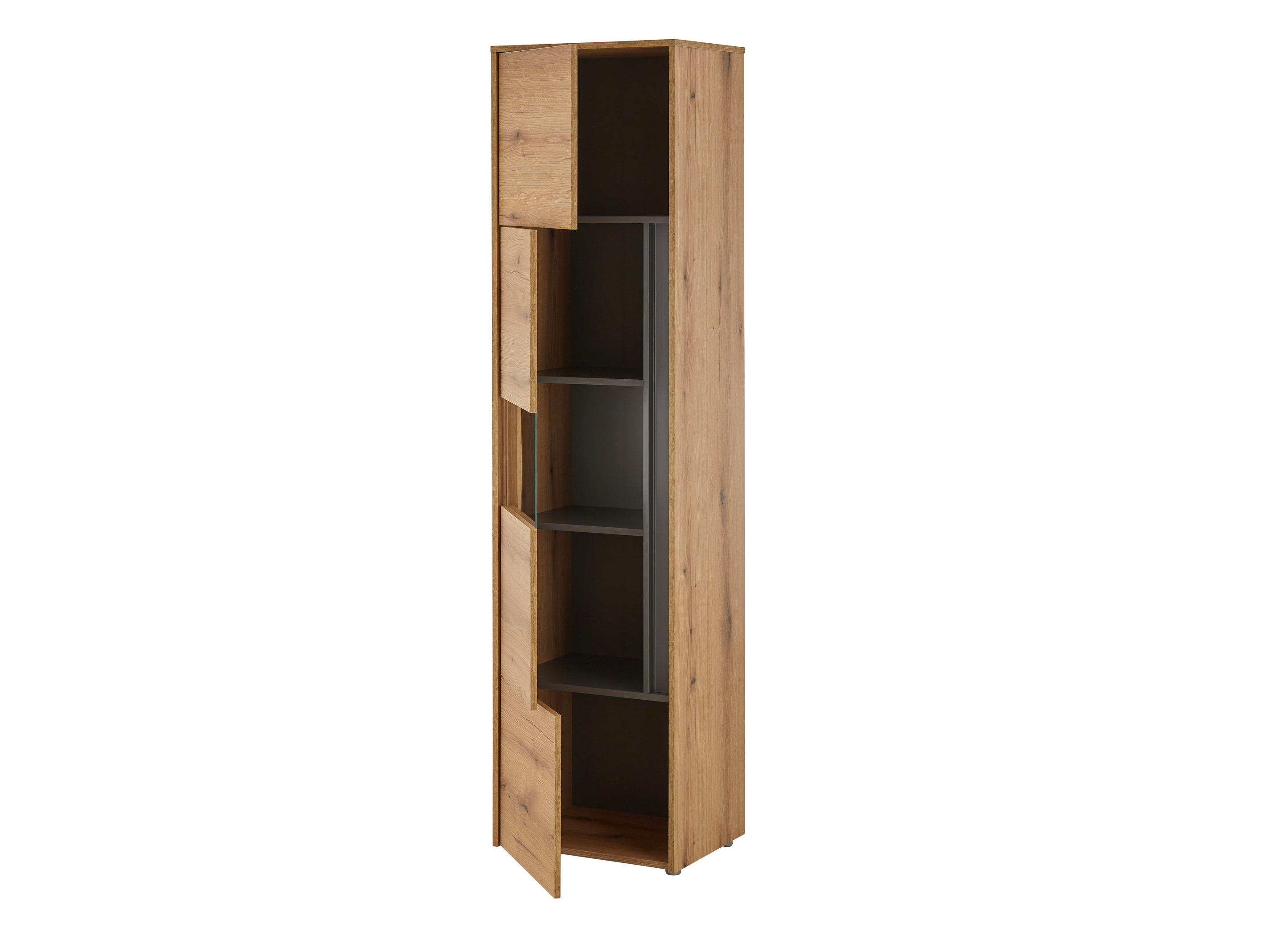 Ensemble de salon Elbsori 132 (Chêne + Anthracite)