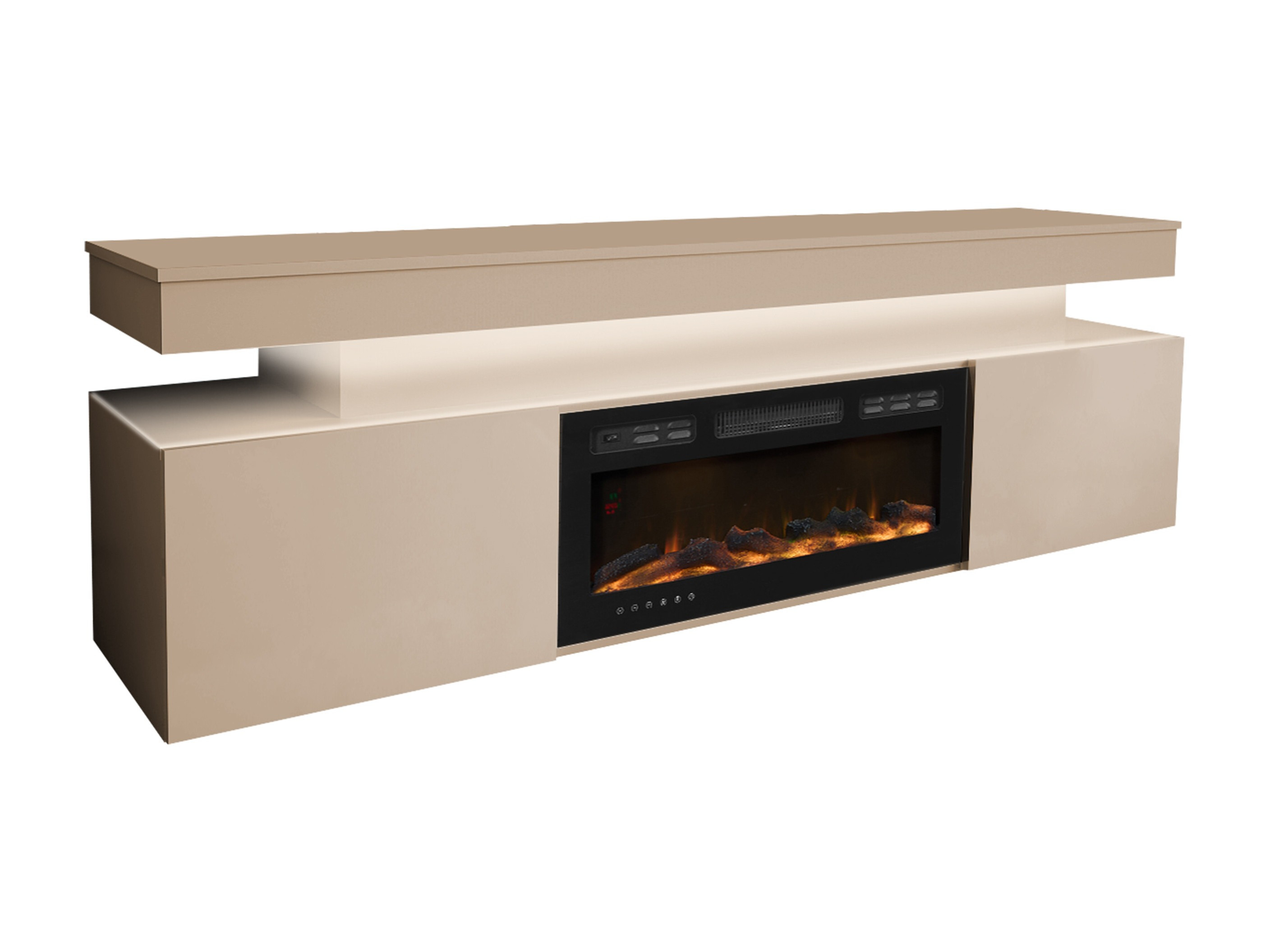 Meuble TV Monfero 104 (Brun clair)