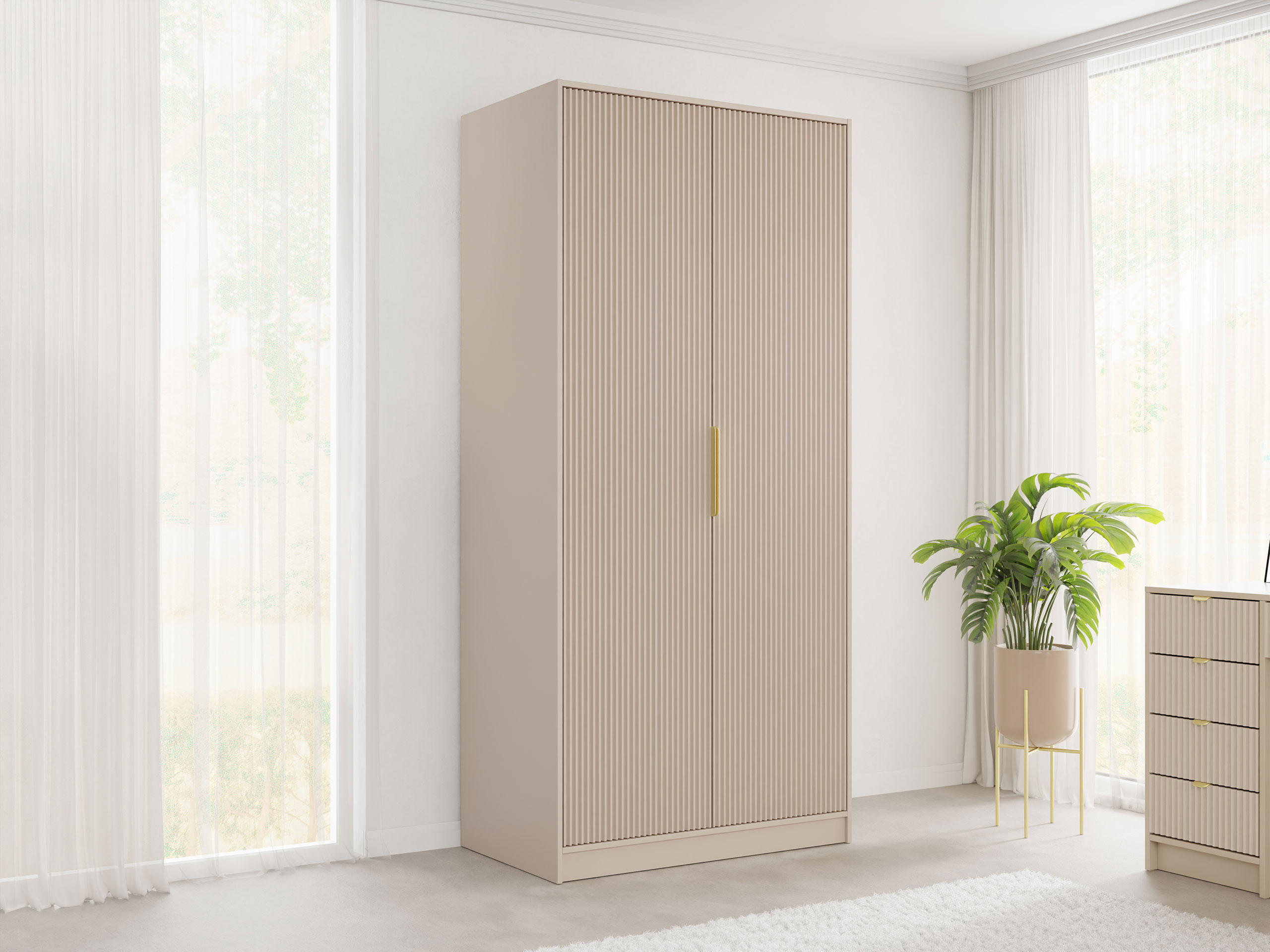 Armoire Comfivo Papilio II (Beige)