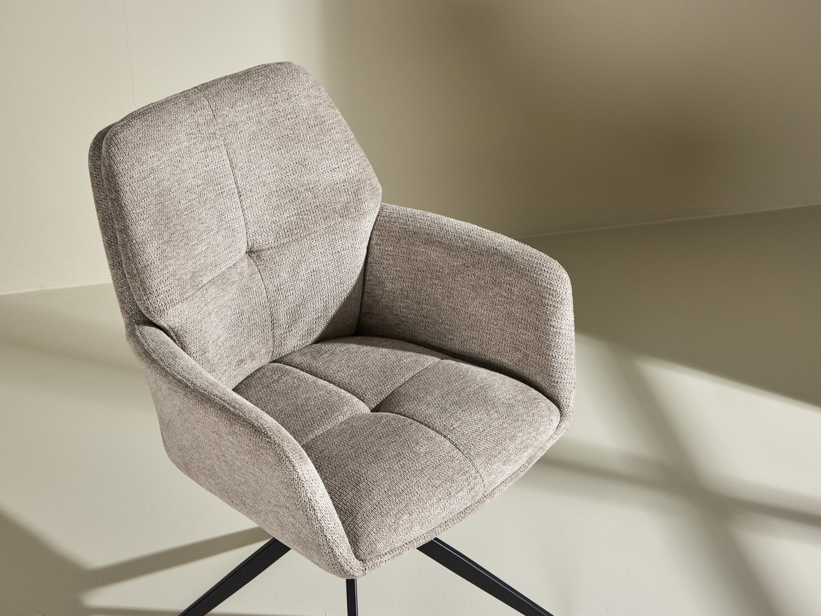 Chaise Dallas 4935 (Marron + Noir)