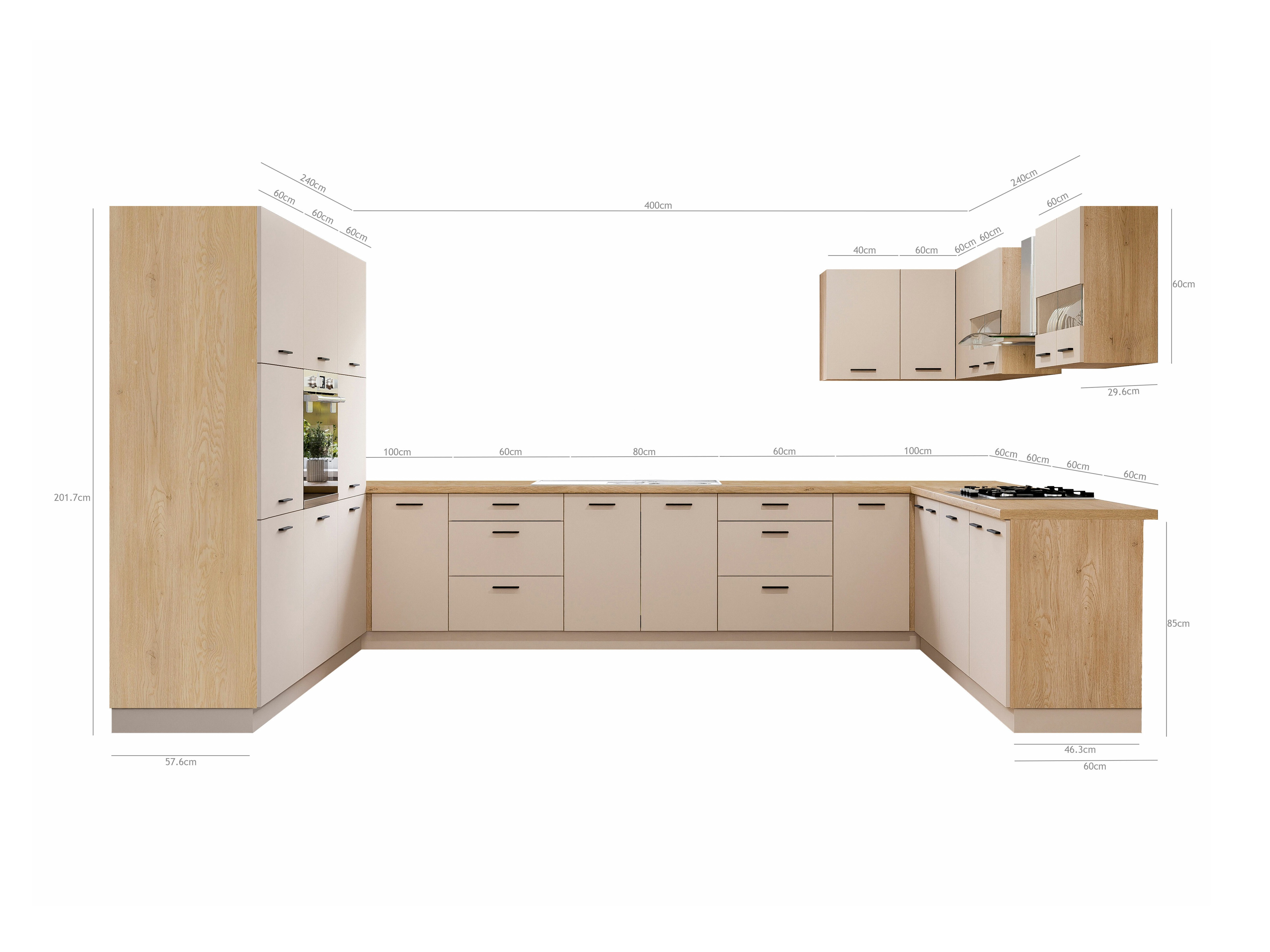 Cuisine complète modulaire Ati Cashmere 134