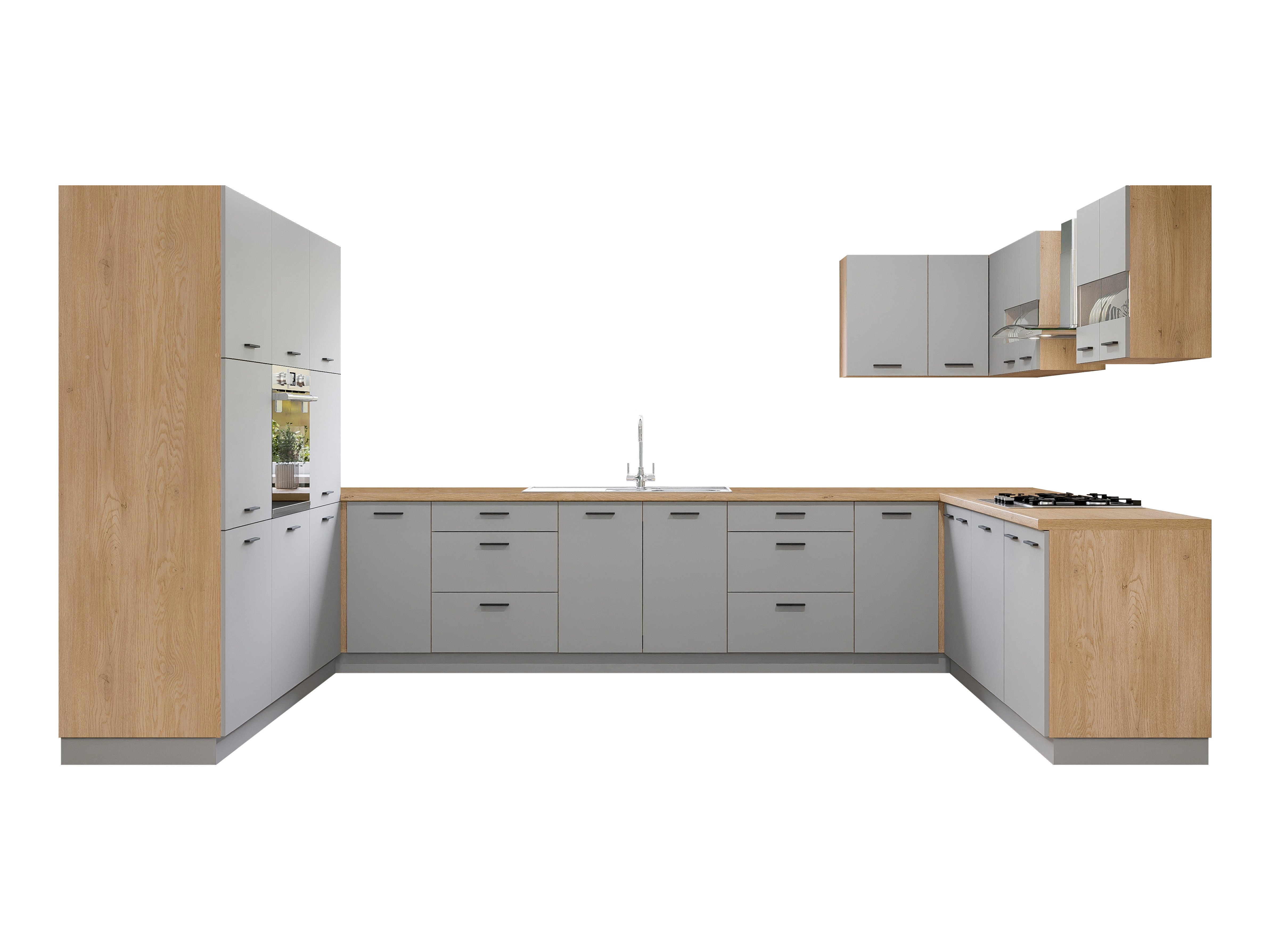 Ensemble de cuisine modulaire Ati Grey 132