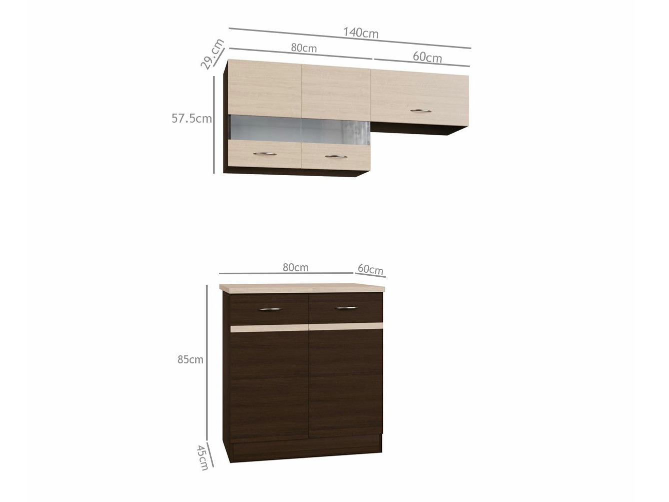 Cuisine complète modulaire Eli Dark 116