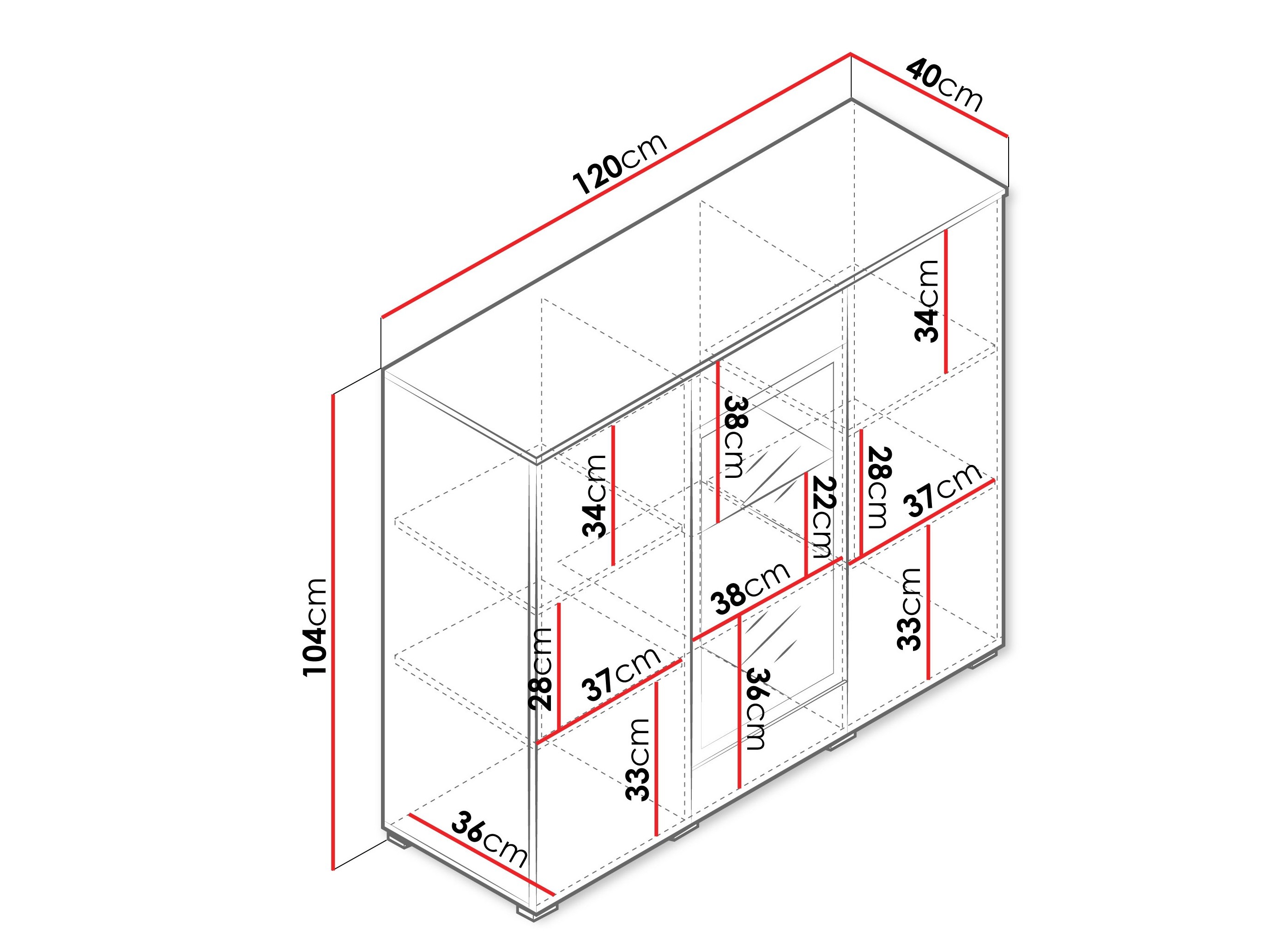 Buffet Sarasota 186 (Cachemire)