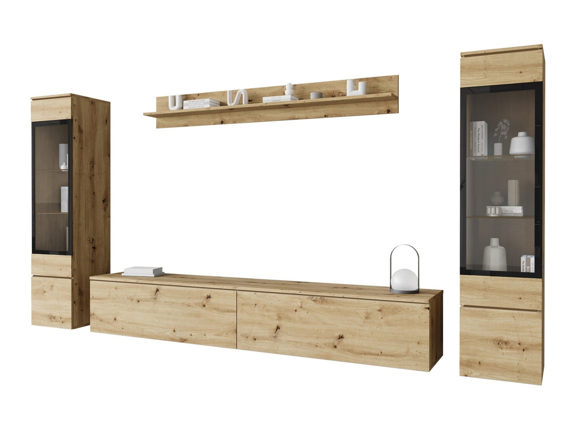 Ensemble de salon Mirfivo 101 (Chêne Artisan)