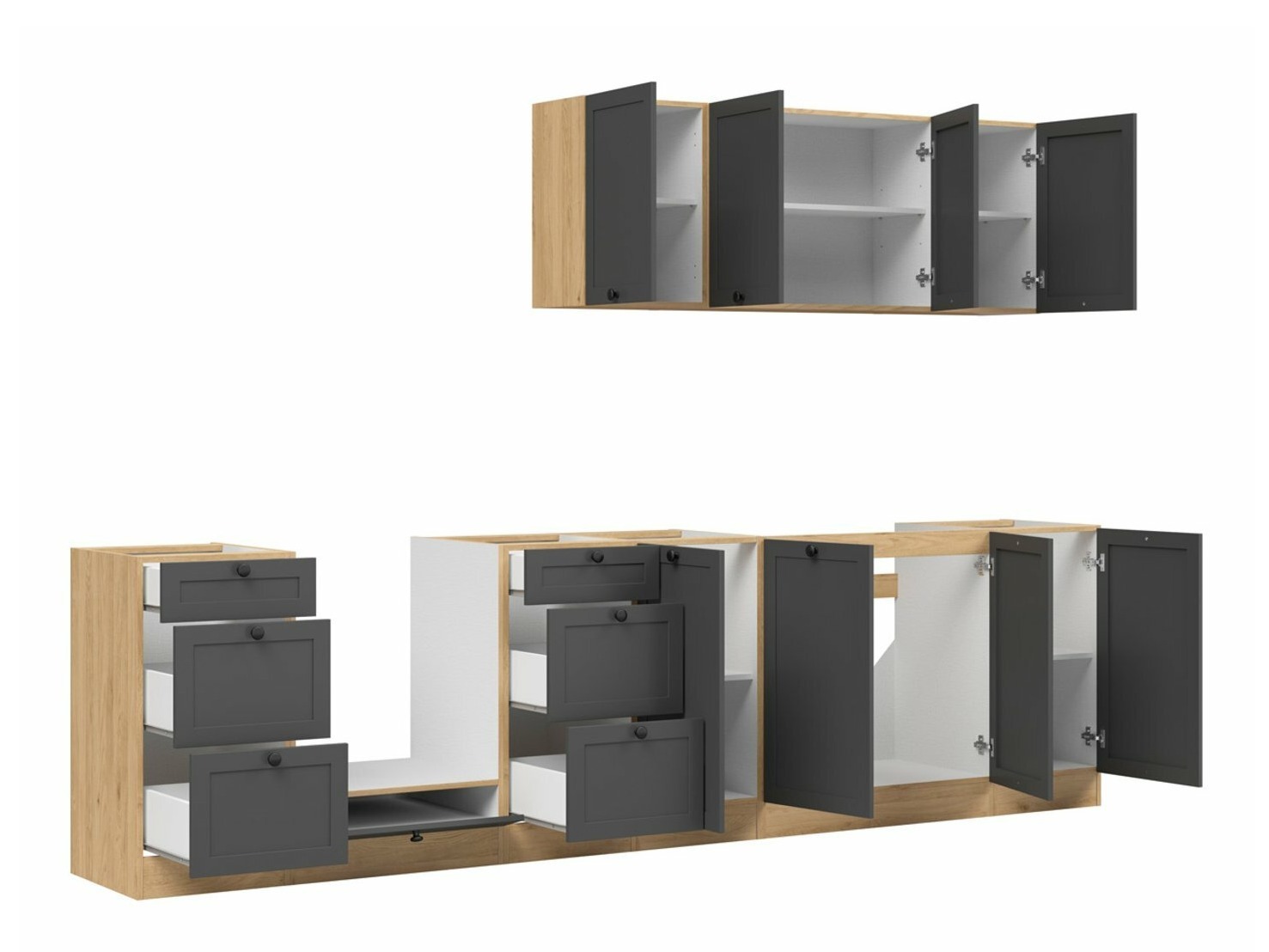 Cuisine complète modulaire Classic Grey Oak 119