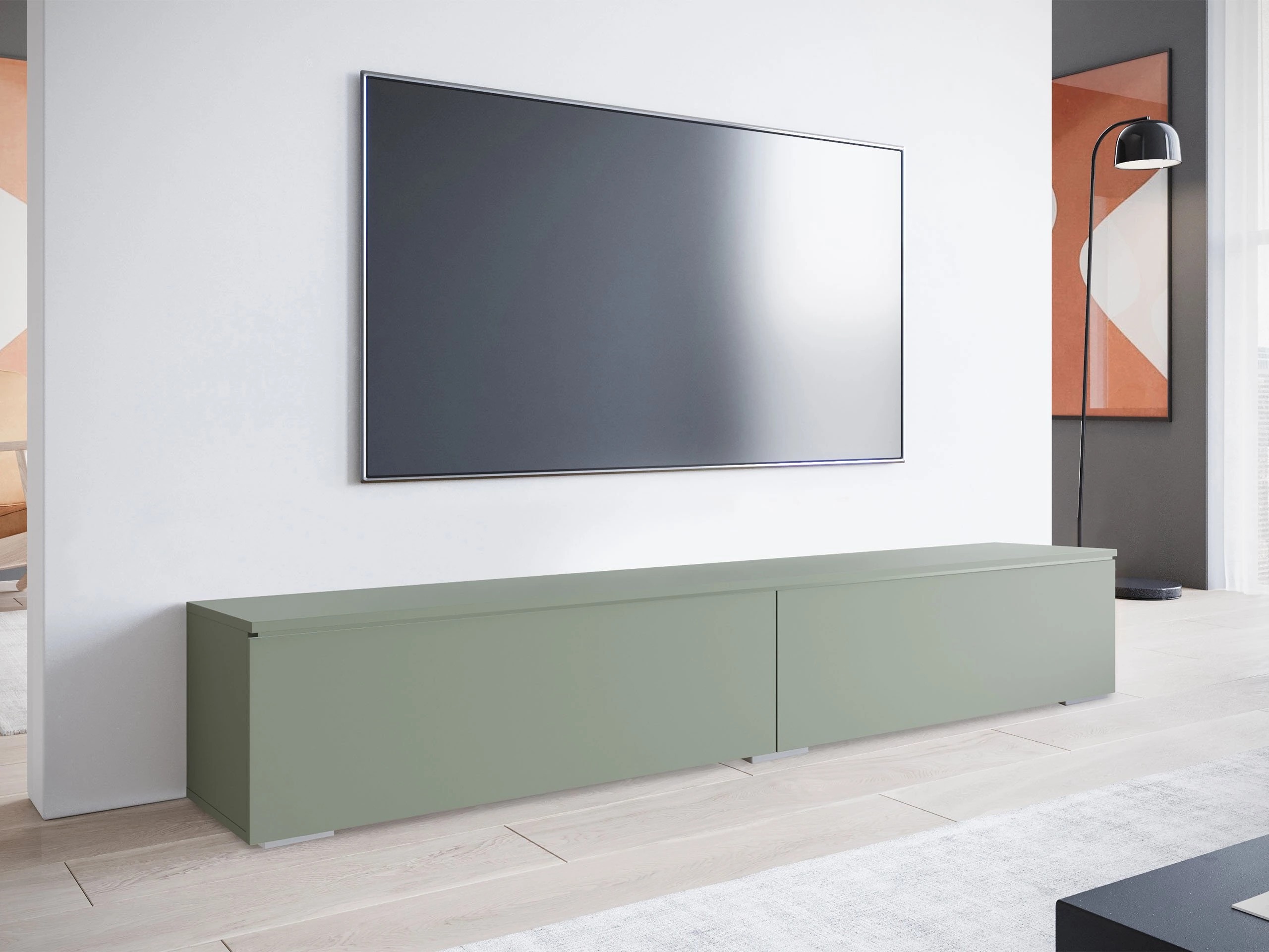 Meuble TV Sarasota 121 (Vert poussiéreux)