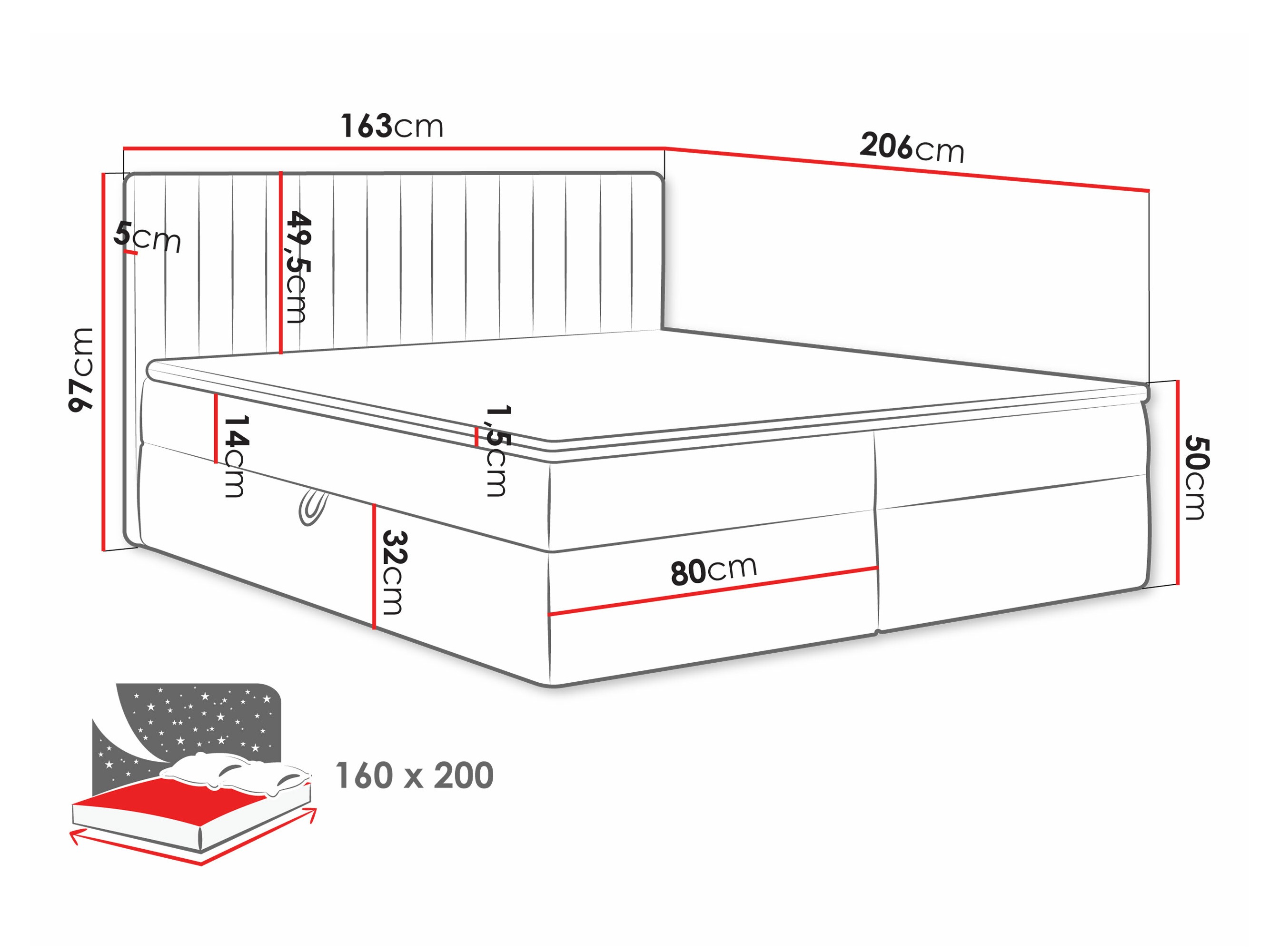 Lit continental Comfivo Apis I (Manila 16)