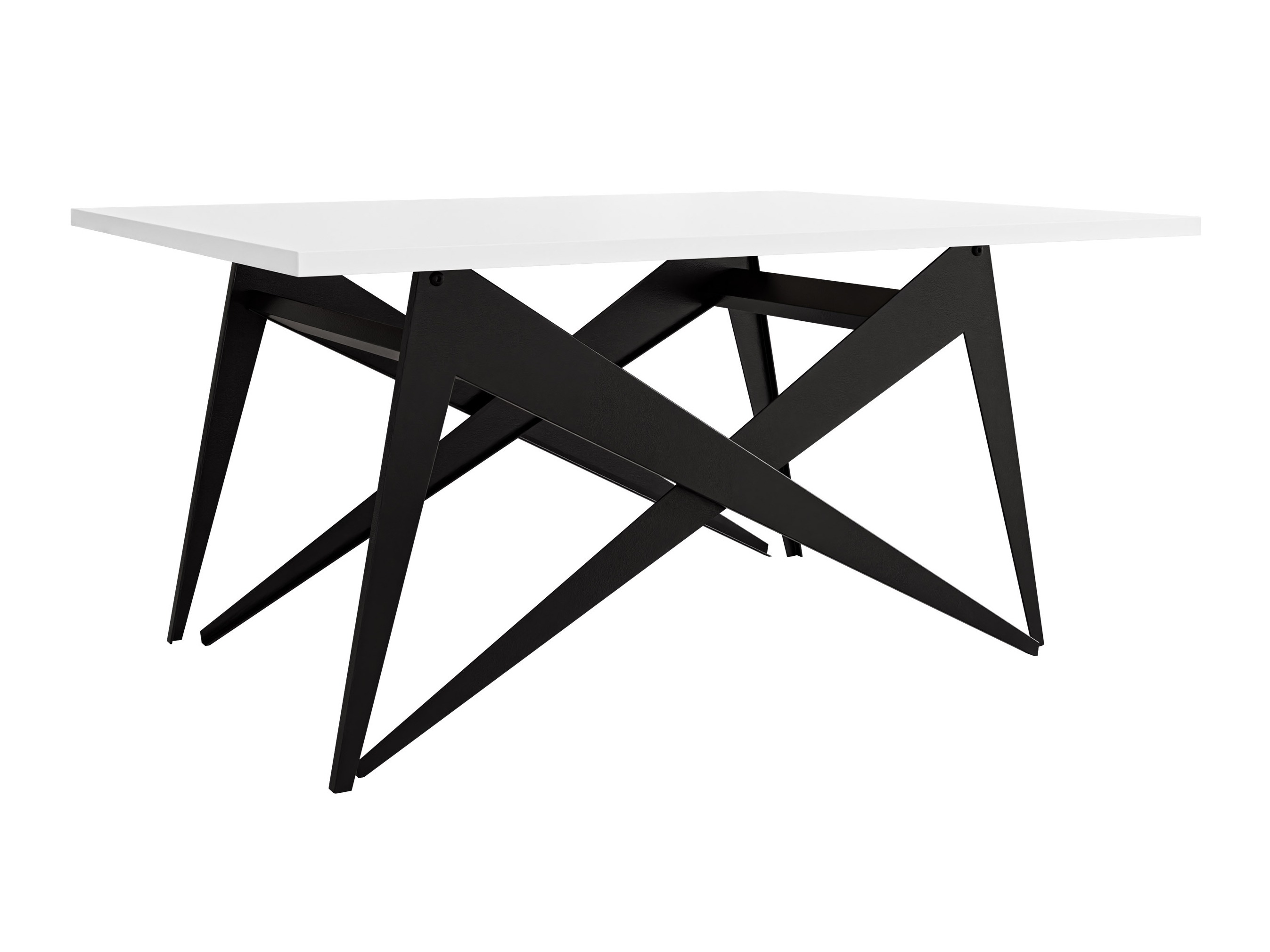 Transforming table basse Oswego 150 (Blanc + Noir)