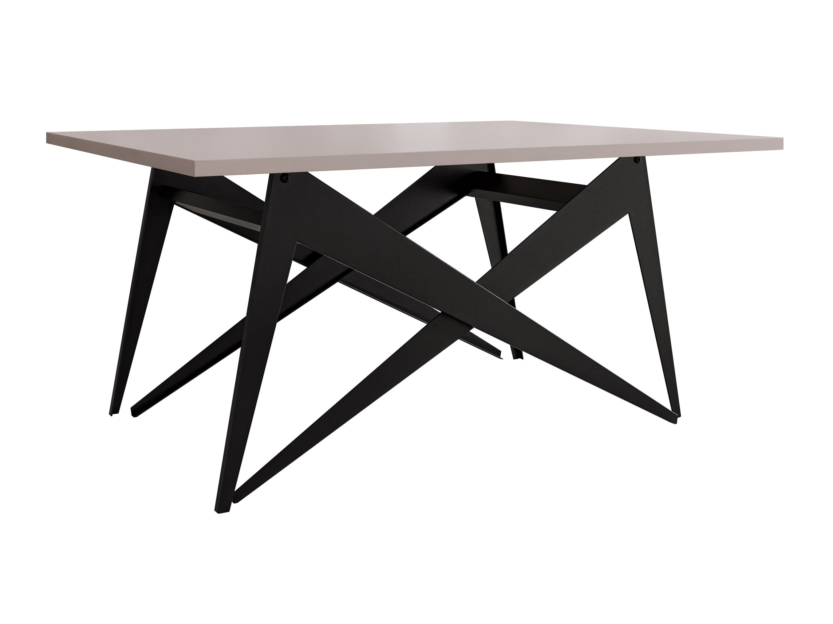 Transforming table basse Oswego 150 (Cachemire + Noir)