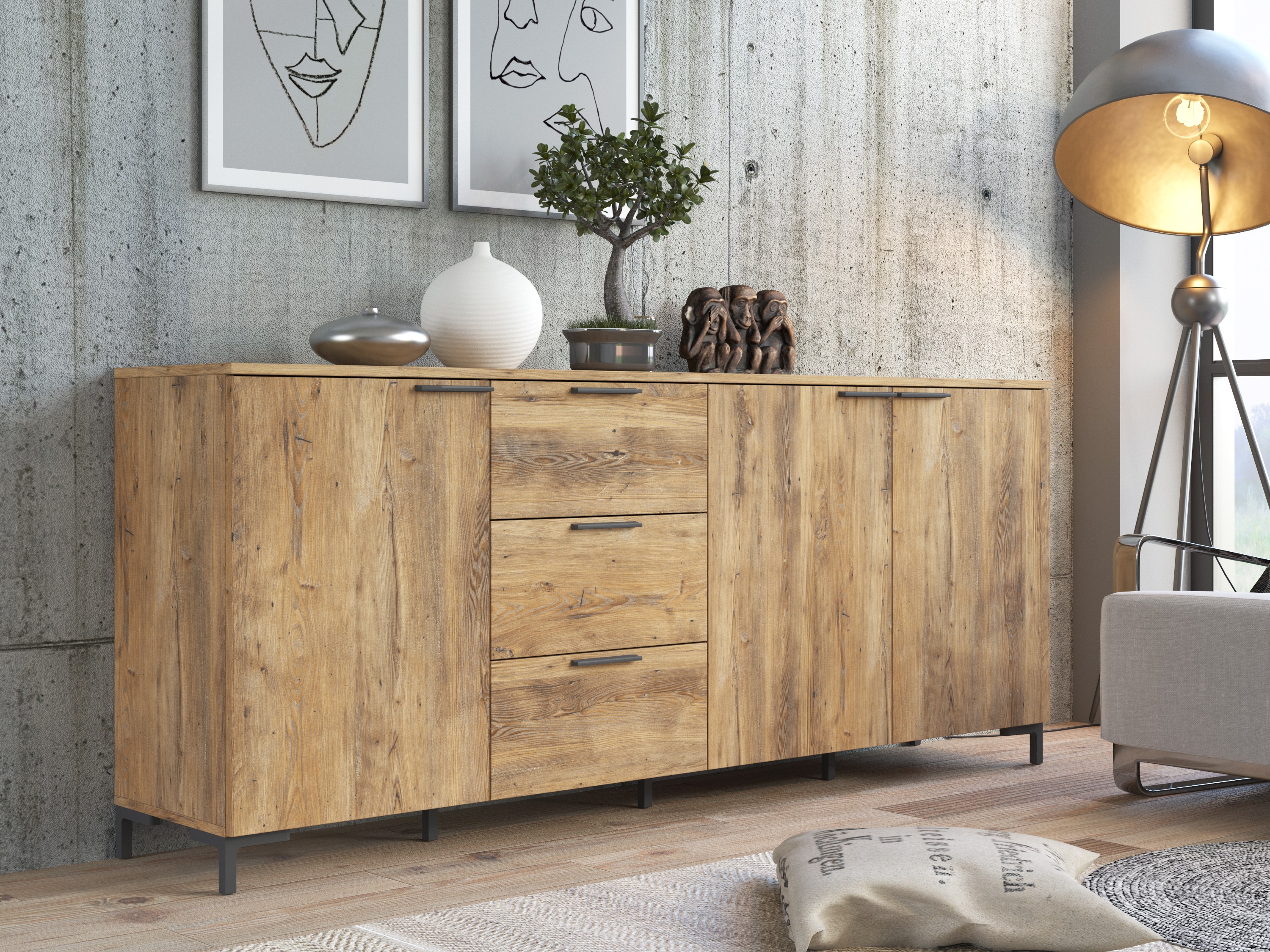 Commode Salnola 102 (Châtaigne)