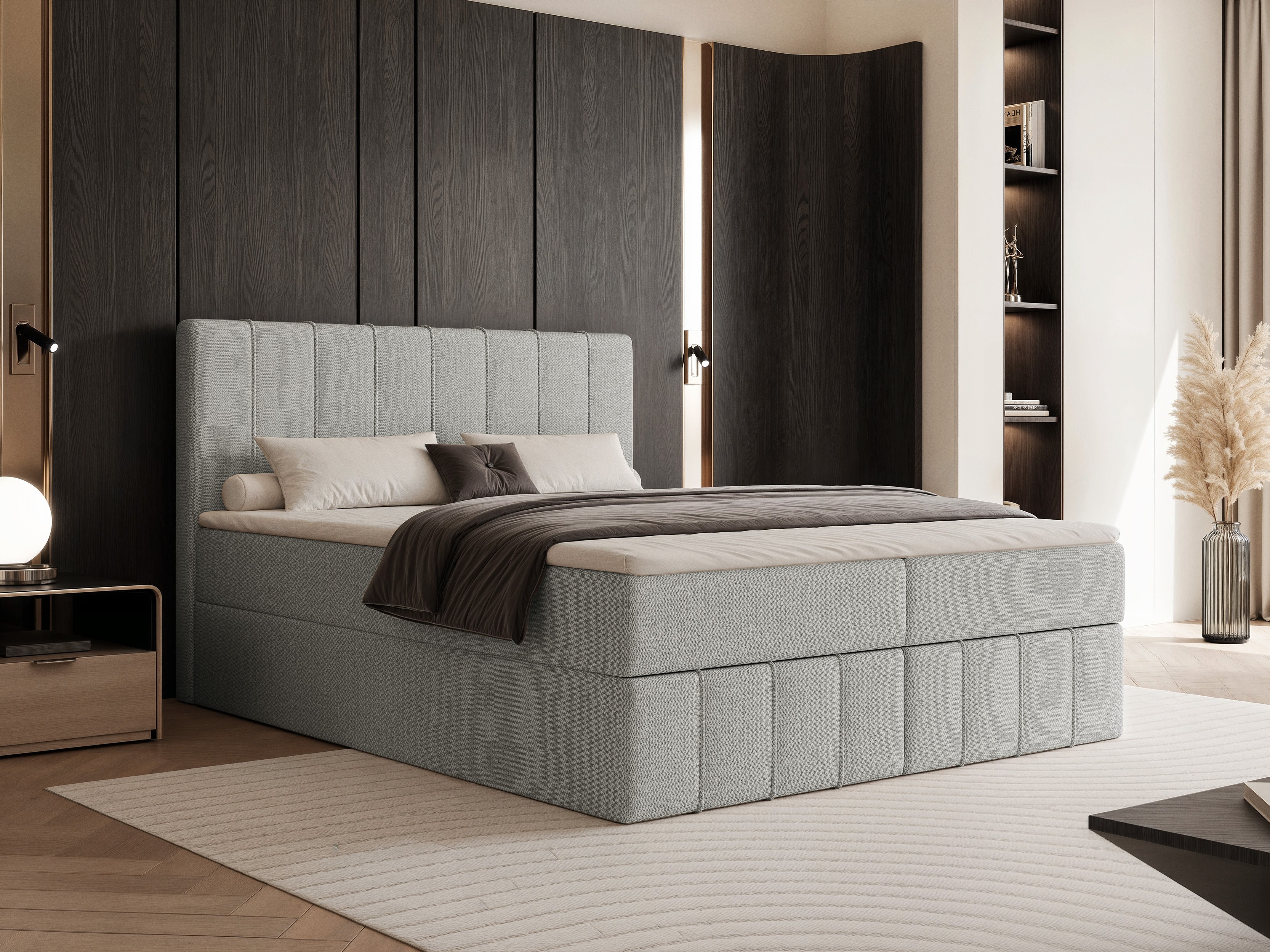 Lit boxspring Martinez 125 (Lumi 84)