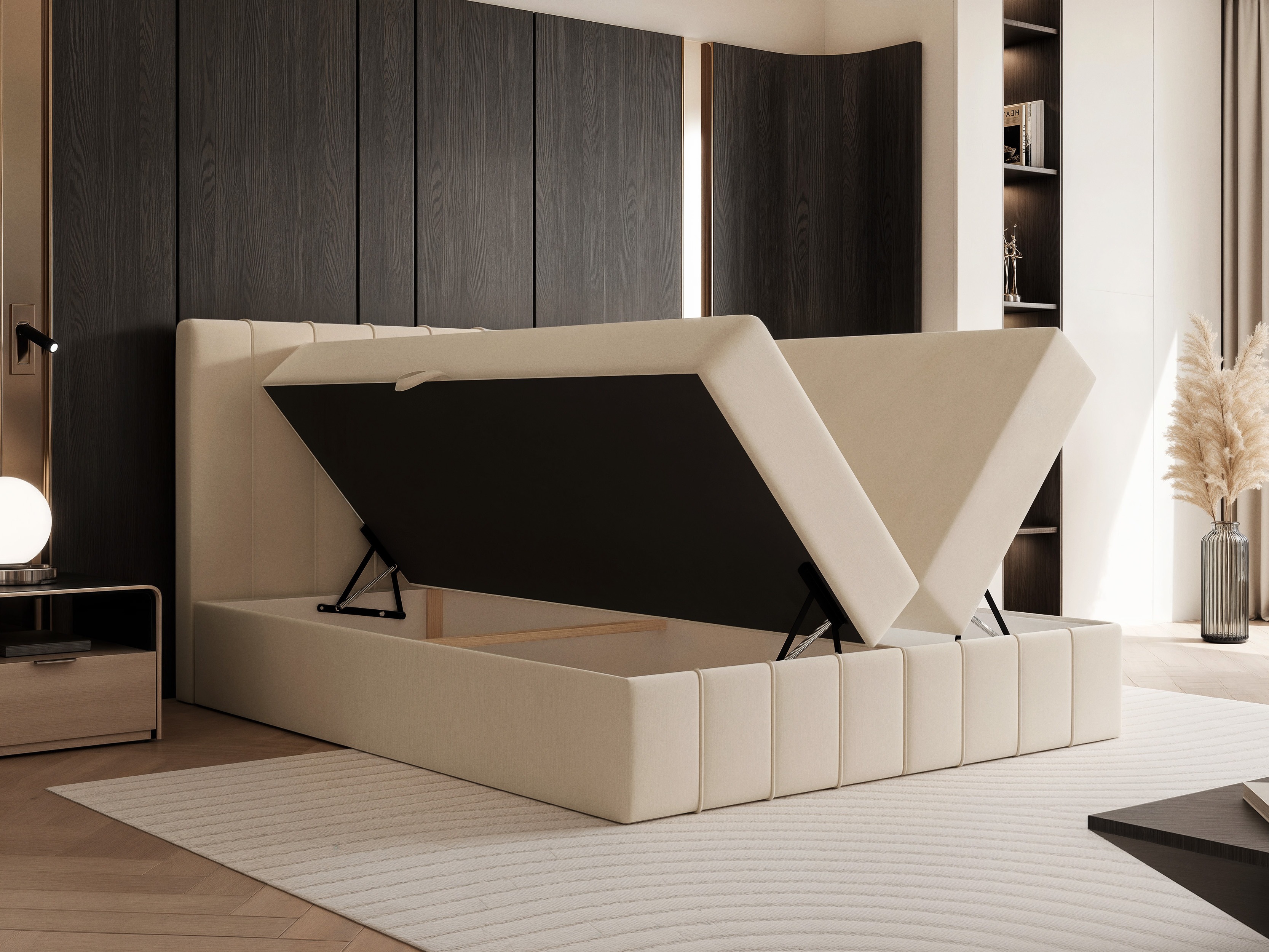 Lit boxspring Martinez 125 (Lumi 84)