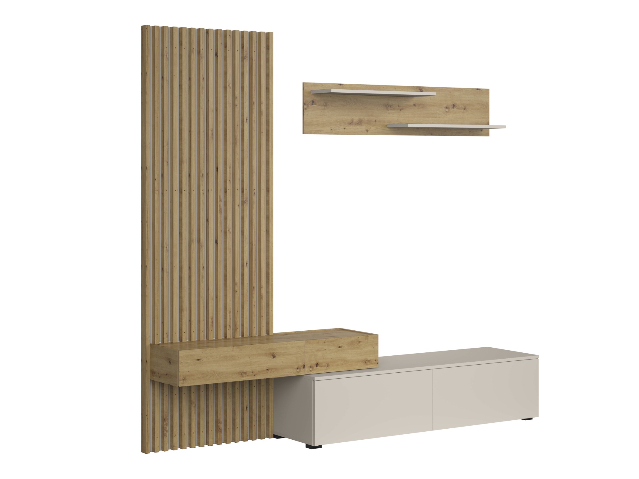 Ensemble de salon Houston 2086 (Chêne Artisan + Cachemire)