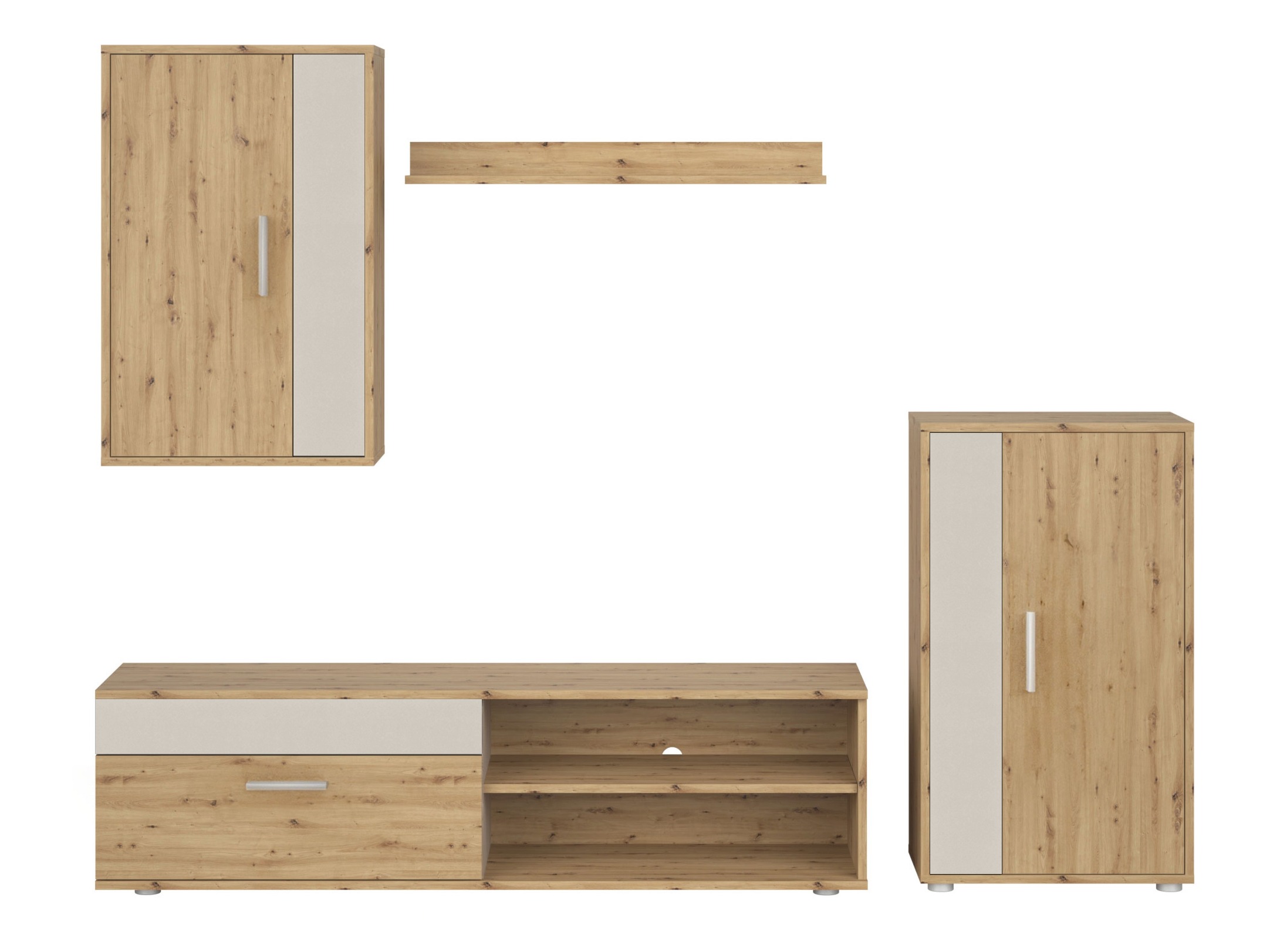 Ensemble de salon Houston 2087 (Chêne Artisan + Cachemire)