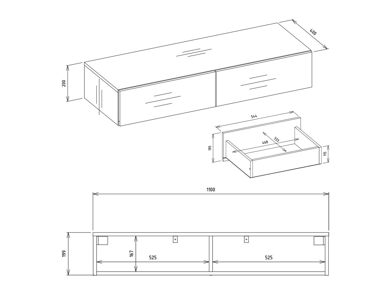 Console Mandeville 341 (Blanc)